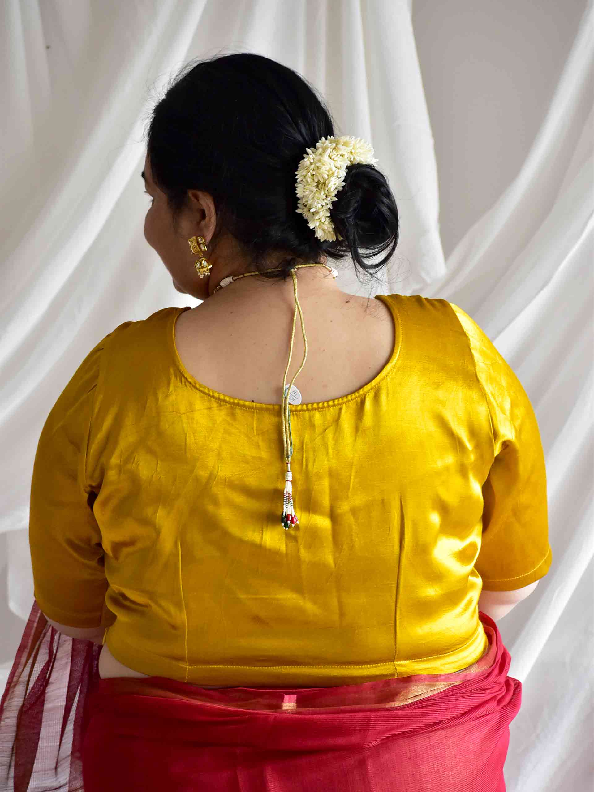 Raunak - Plus Size Mashru silk blouse