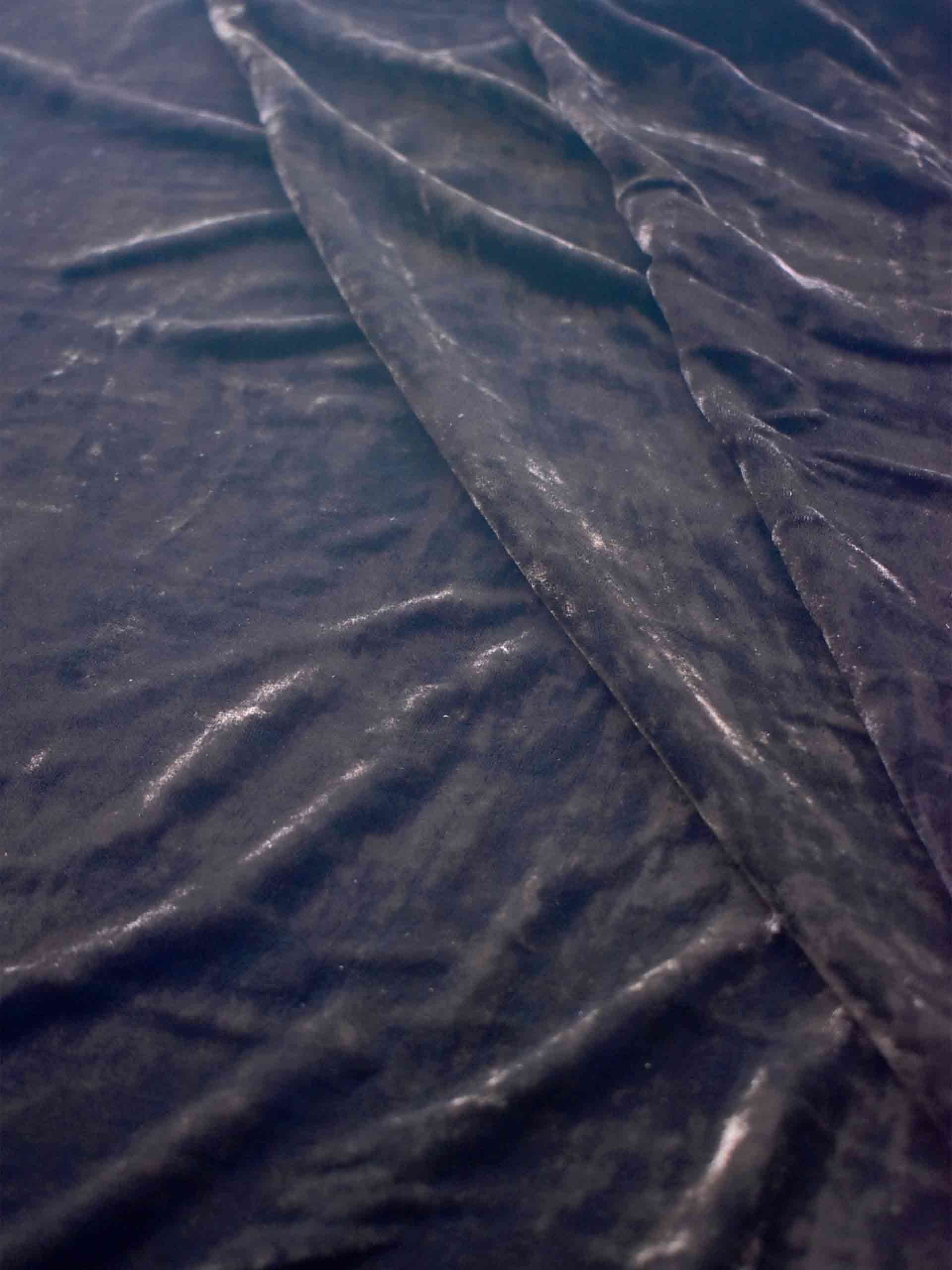 Black beauty Silk Velvet naturally dyed 1500 per meter