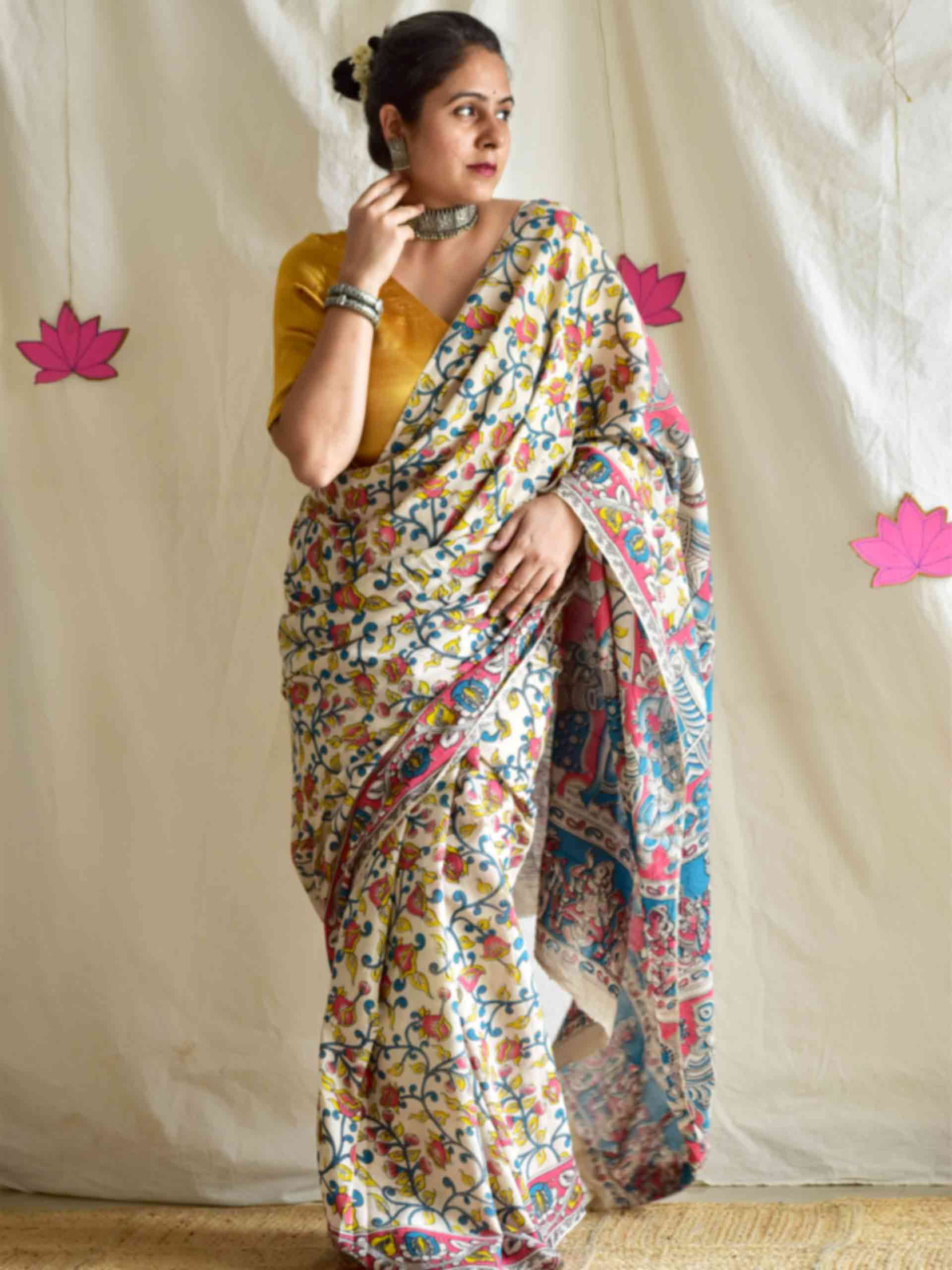Baag - kalamkari printed saree