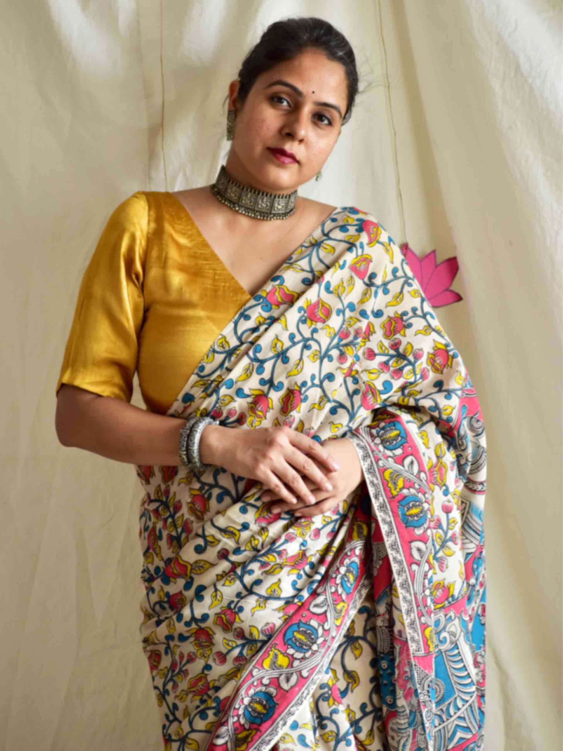 Baag - kalamkari printed saree