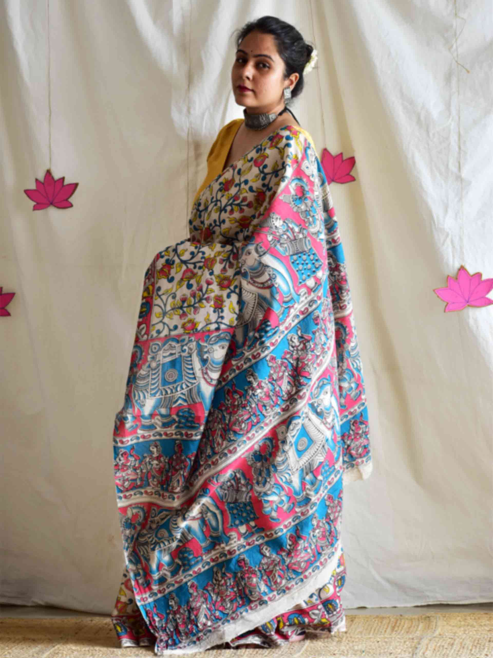 Baag - kalamkari printed saree