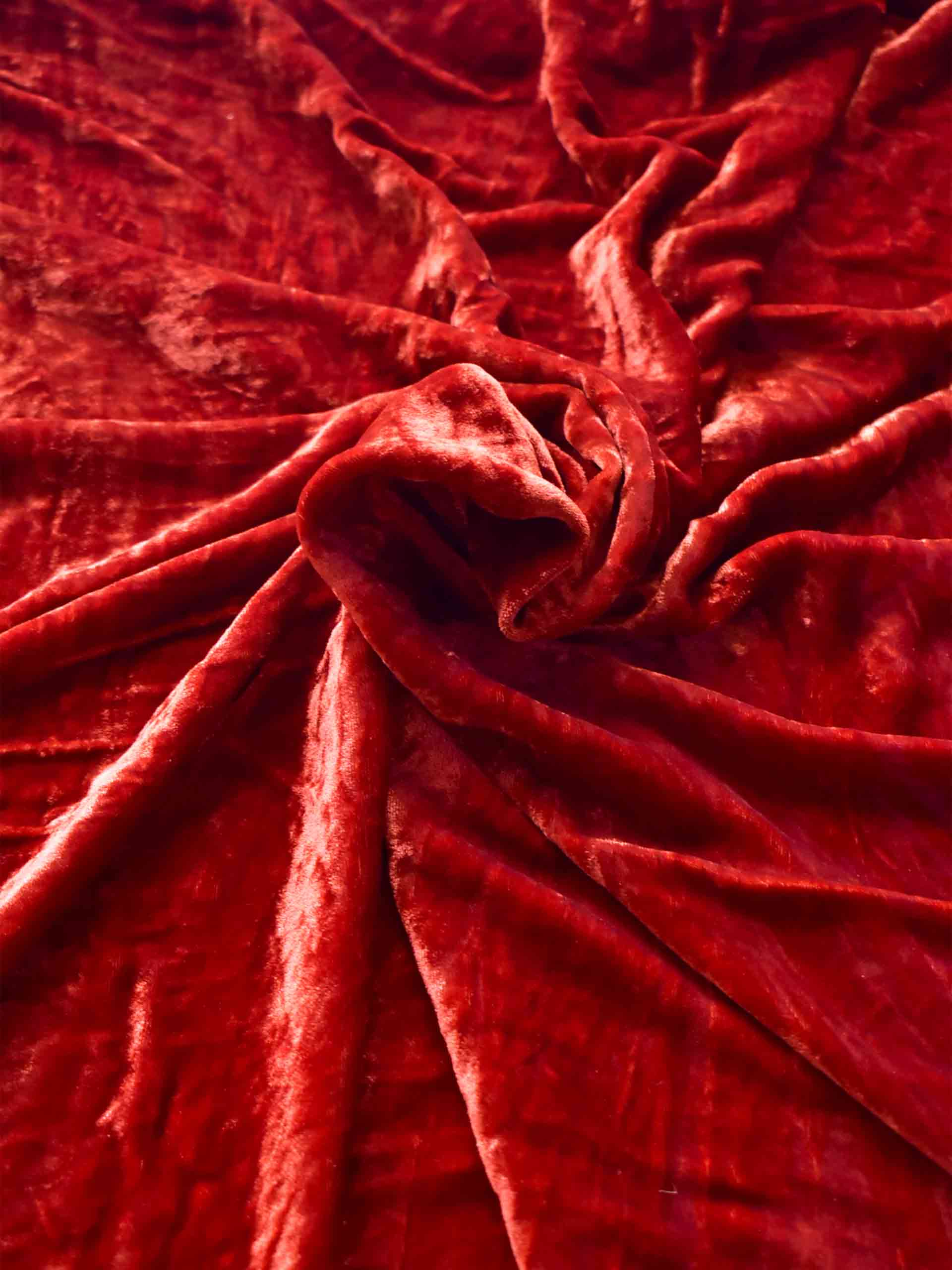 Sun daze - Silk Velvet naturally dyed 1500 per meter