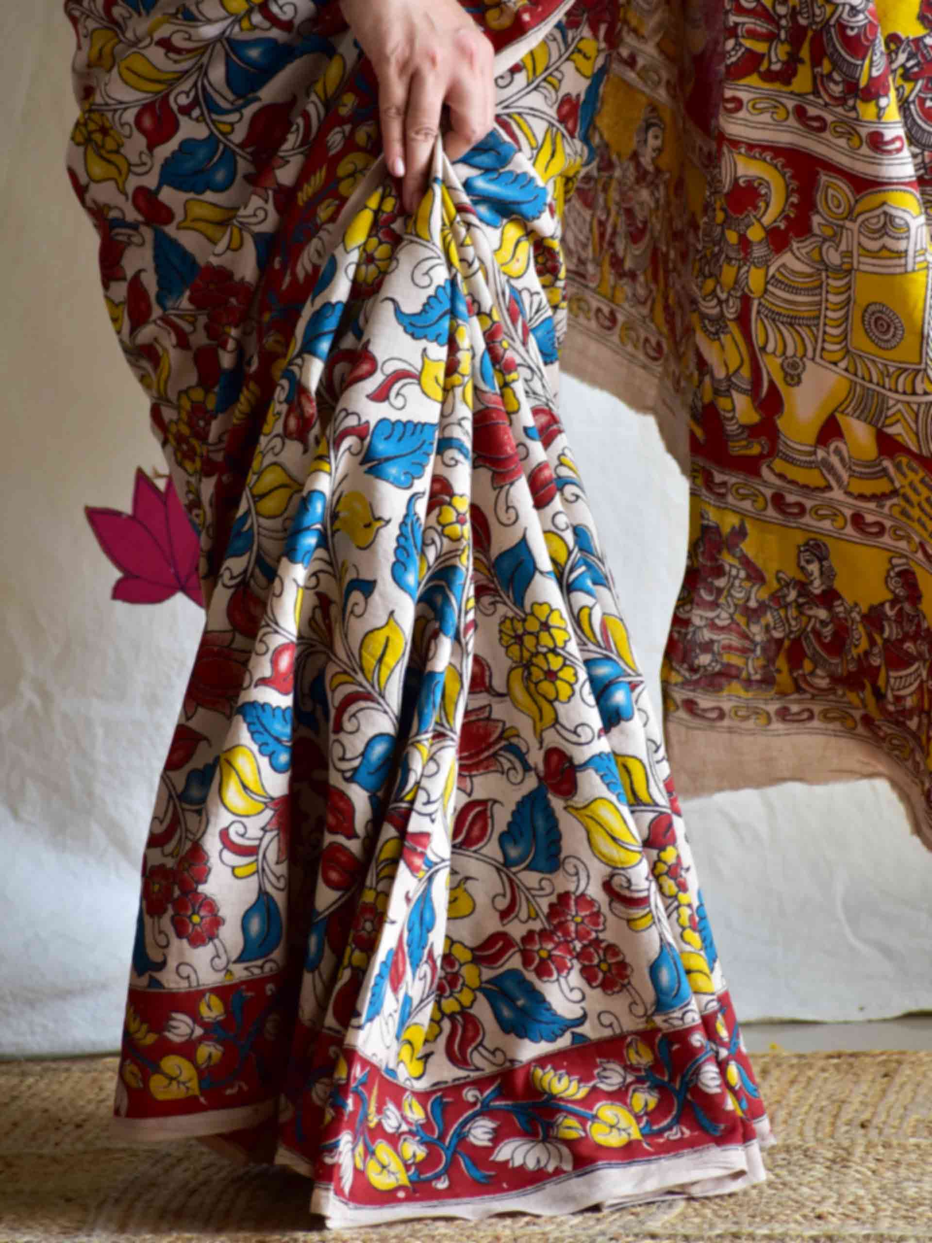 Belpatra - kalamkari printed saree