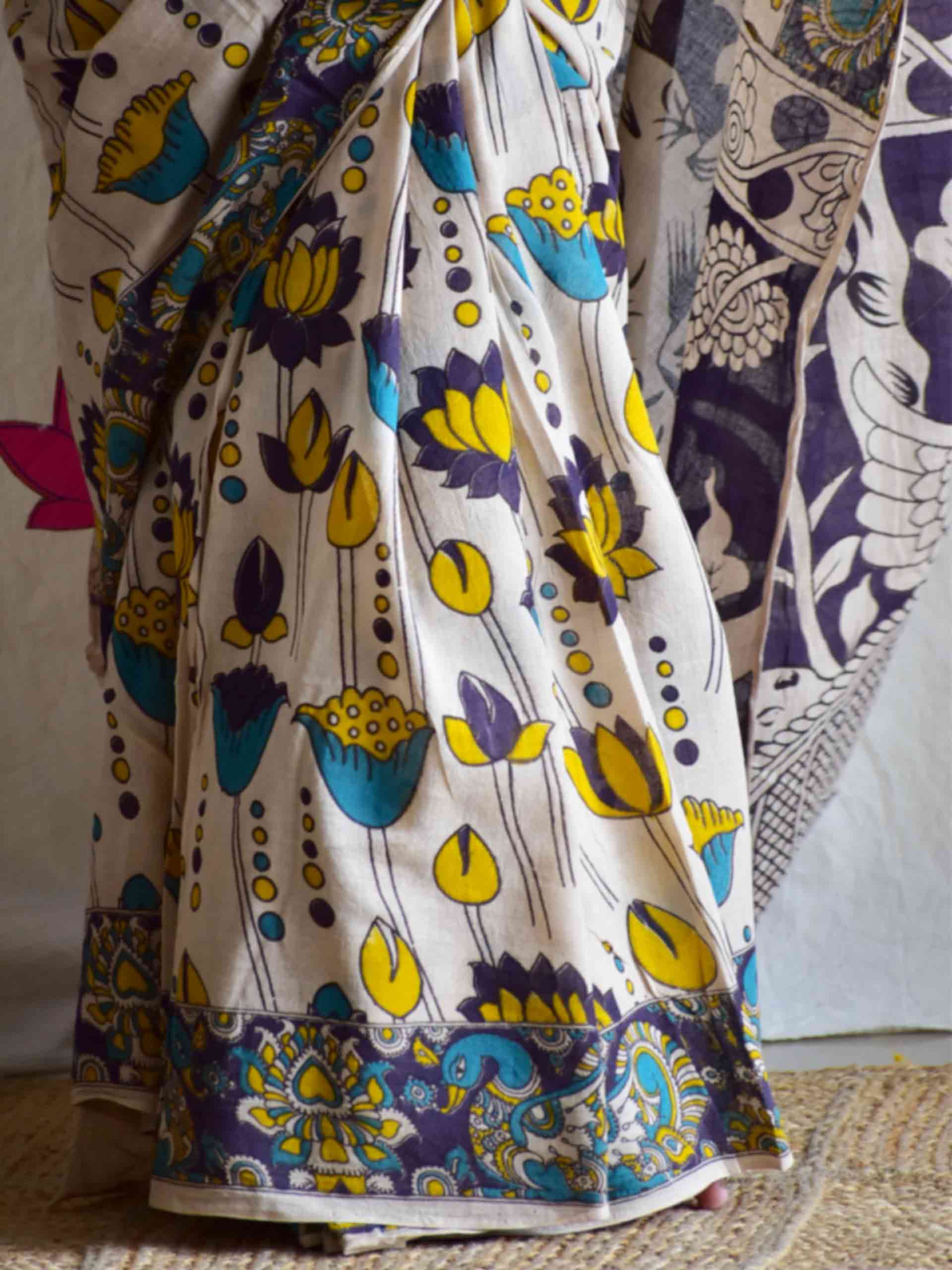 Padma  - kalamkari printed saree