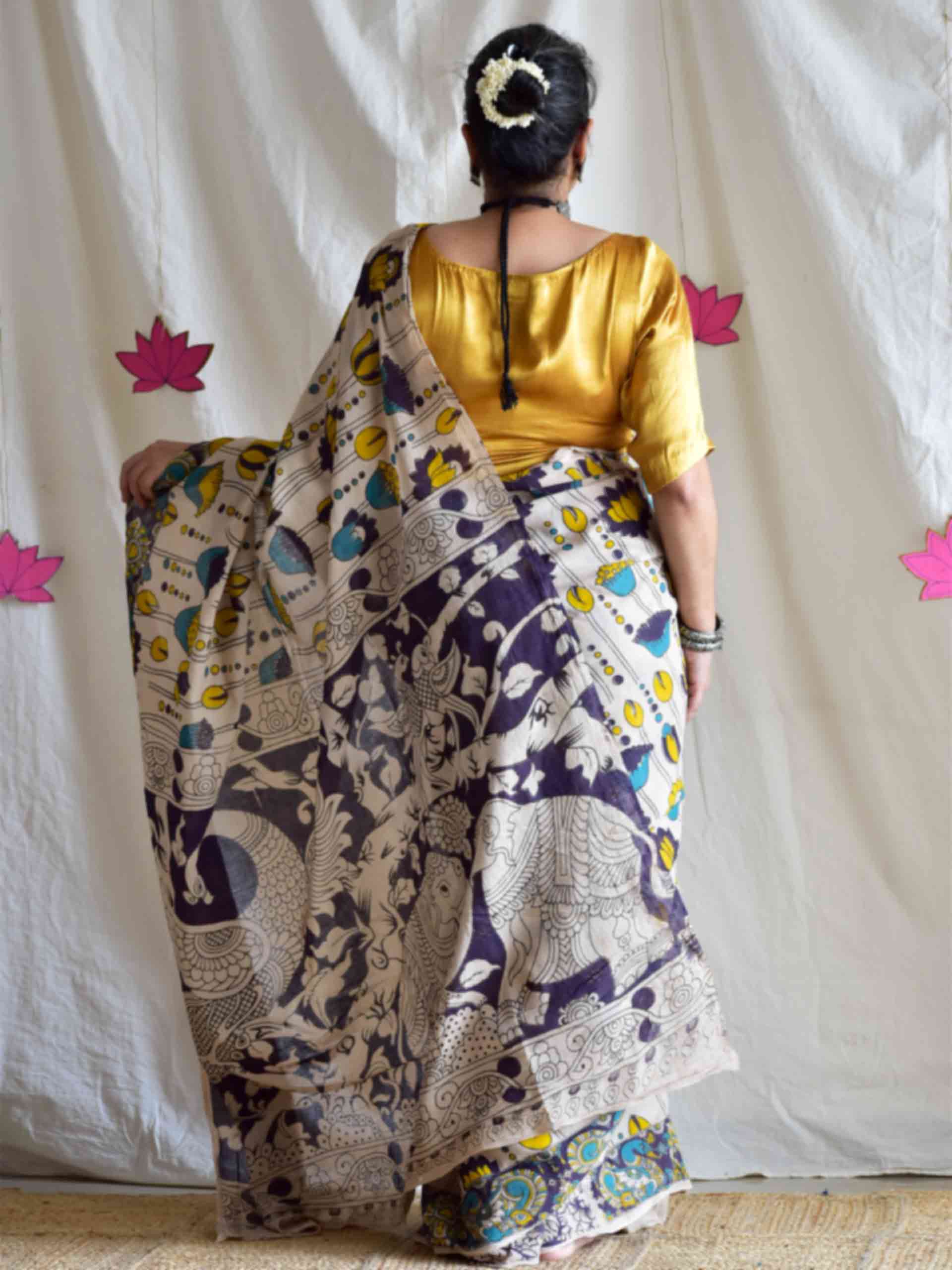 Padma  - kalamkari printed saree