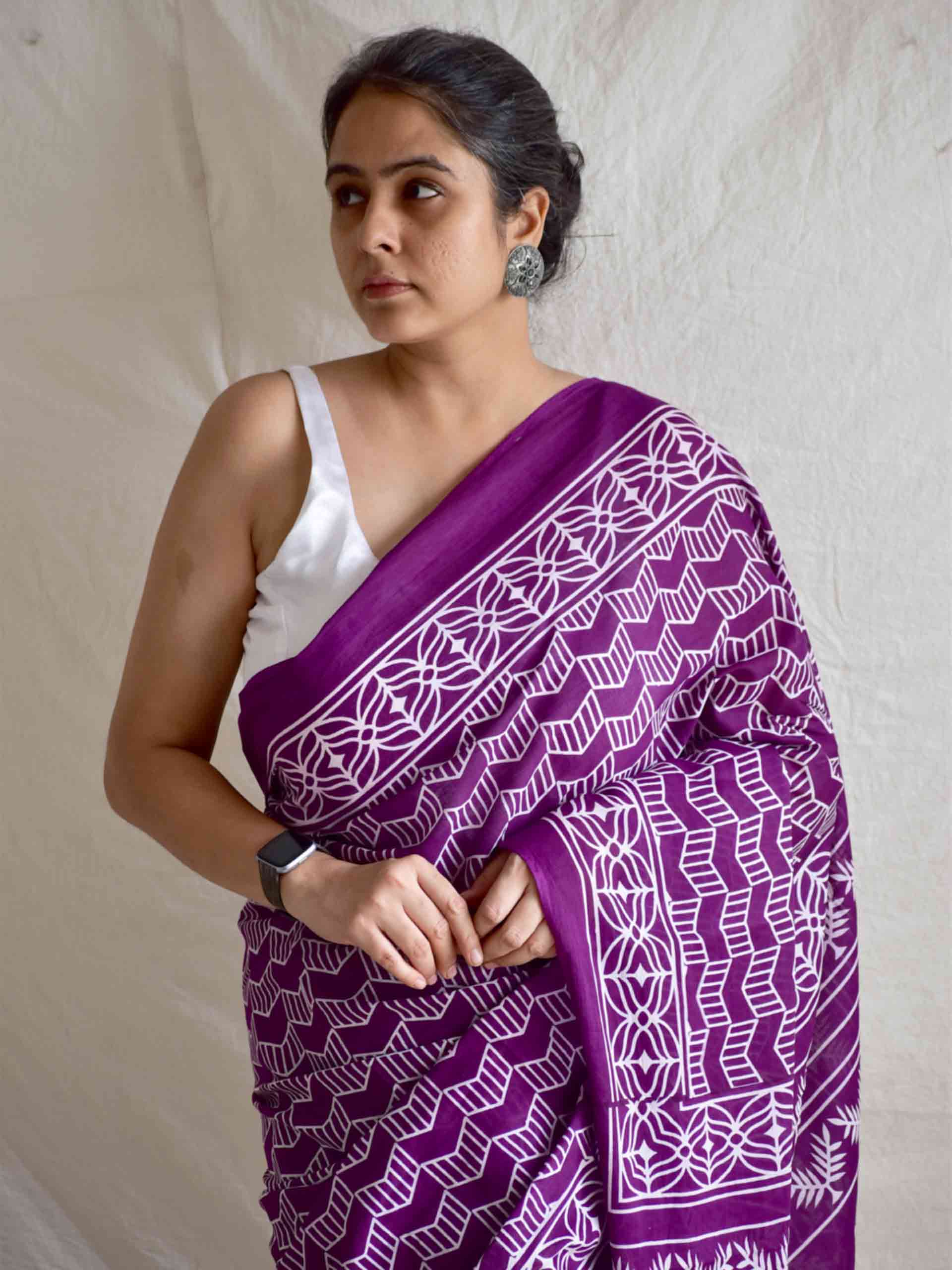 Thread of thoughts - Mul cotton saree