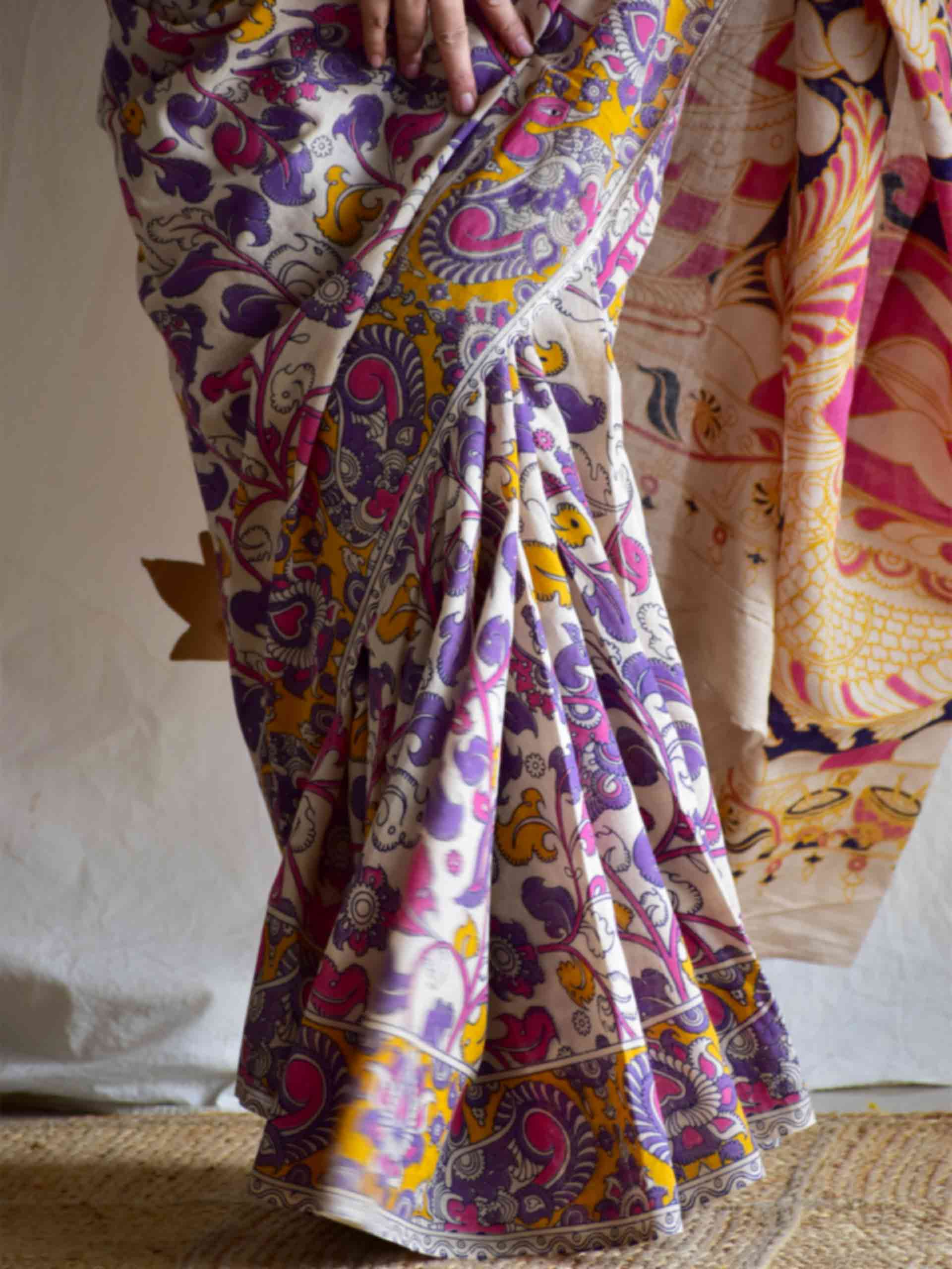 Mrudu - kalamkari printed saree