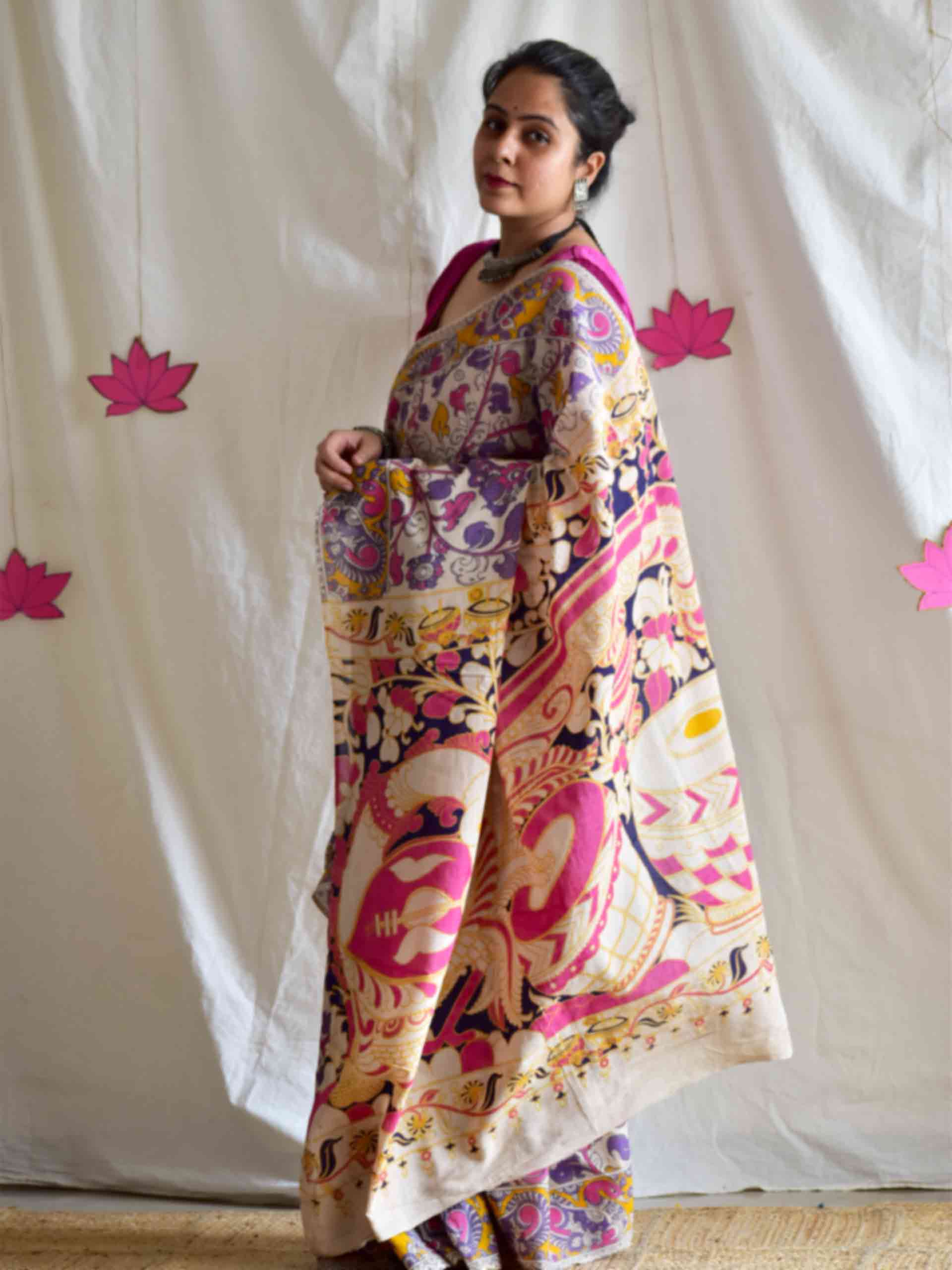 Mrudu - kalamkari printed saree