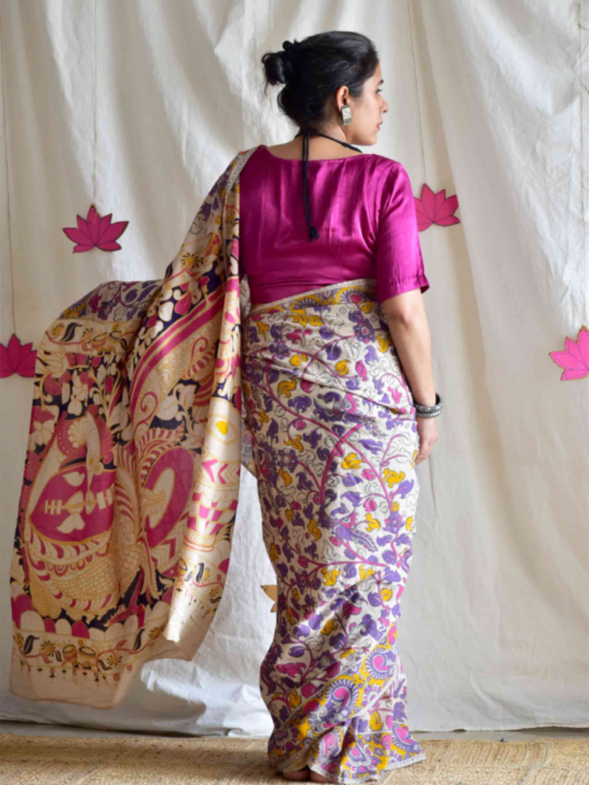Mrudu - kalamkari printed saree