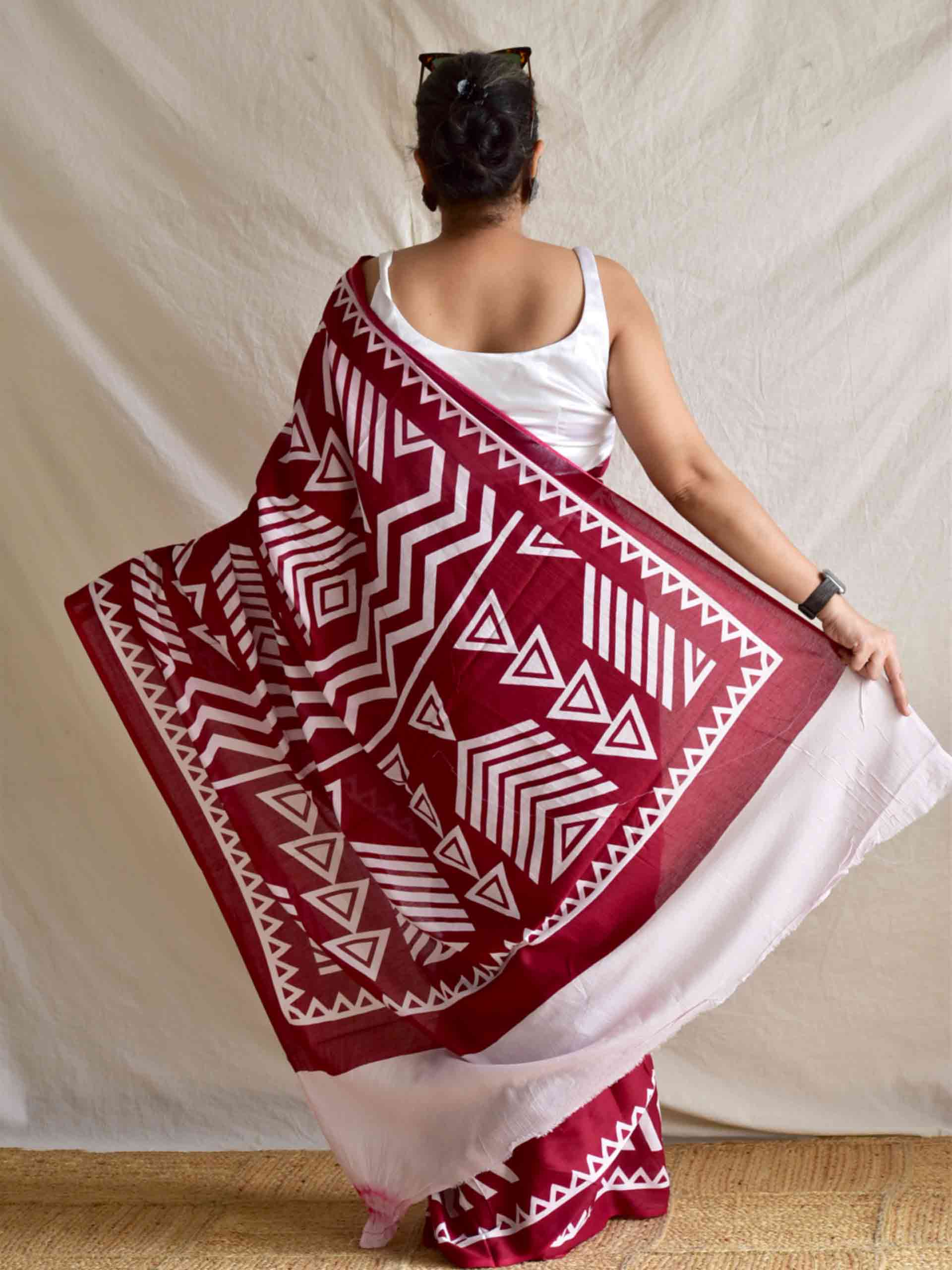 Mastermind - Mul cotton saree