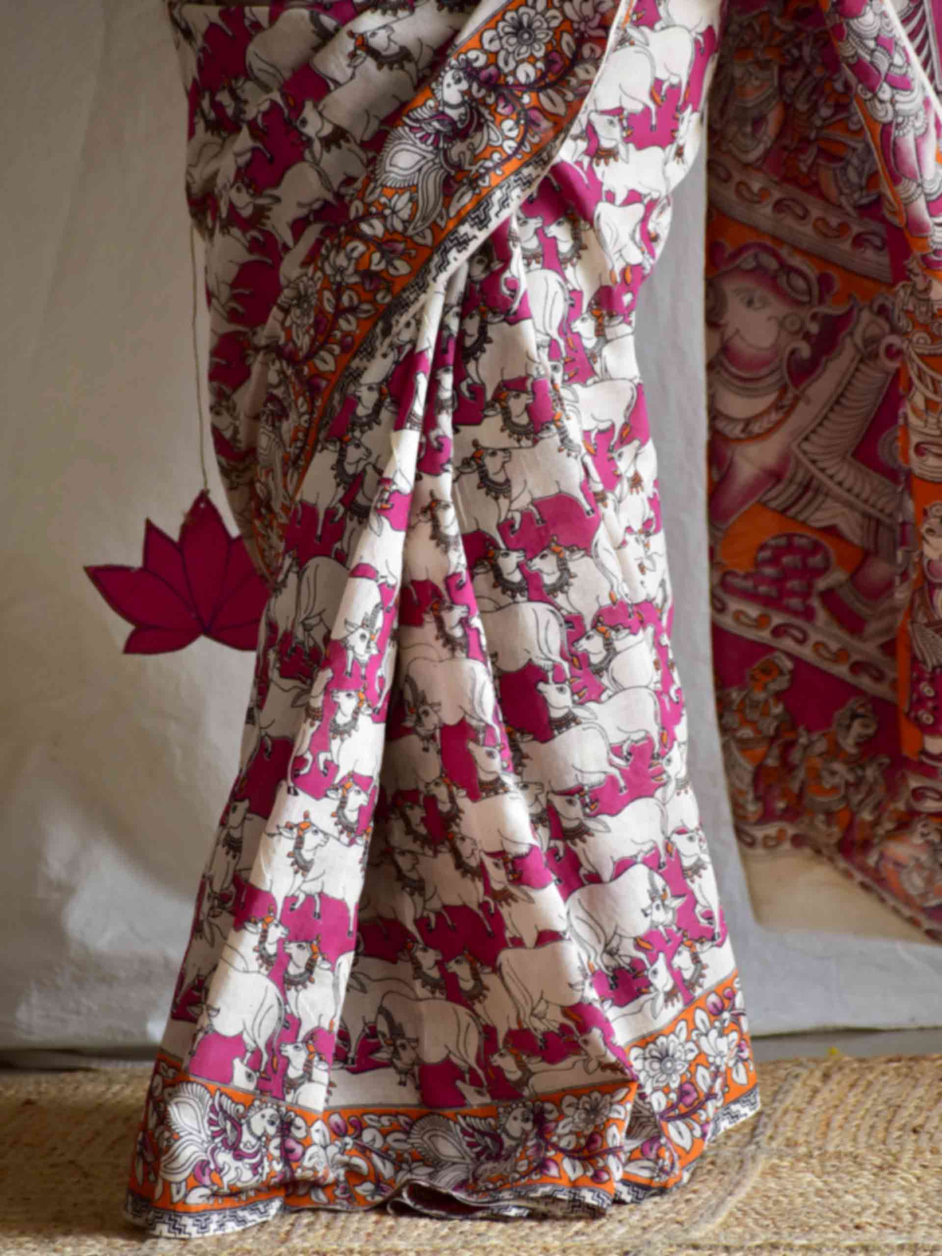 Anandit - kalamkari printed saree