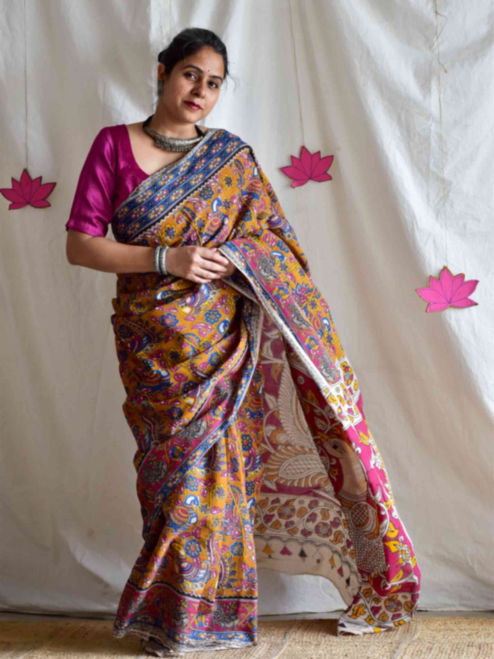 Saundha - kalamkari printed saree