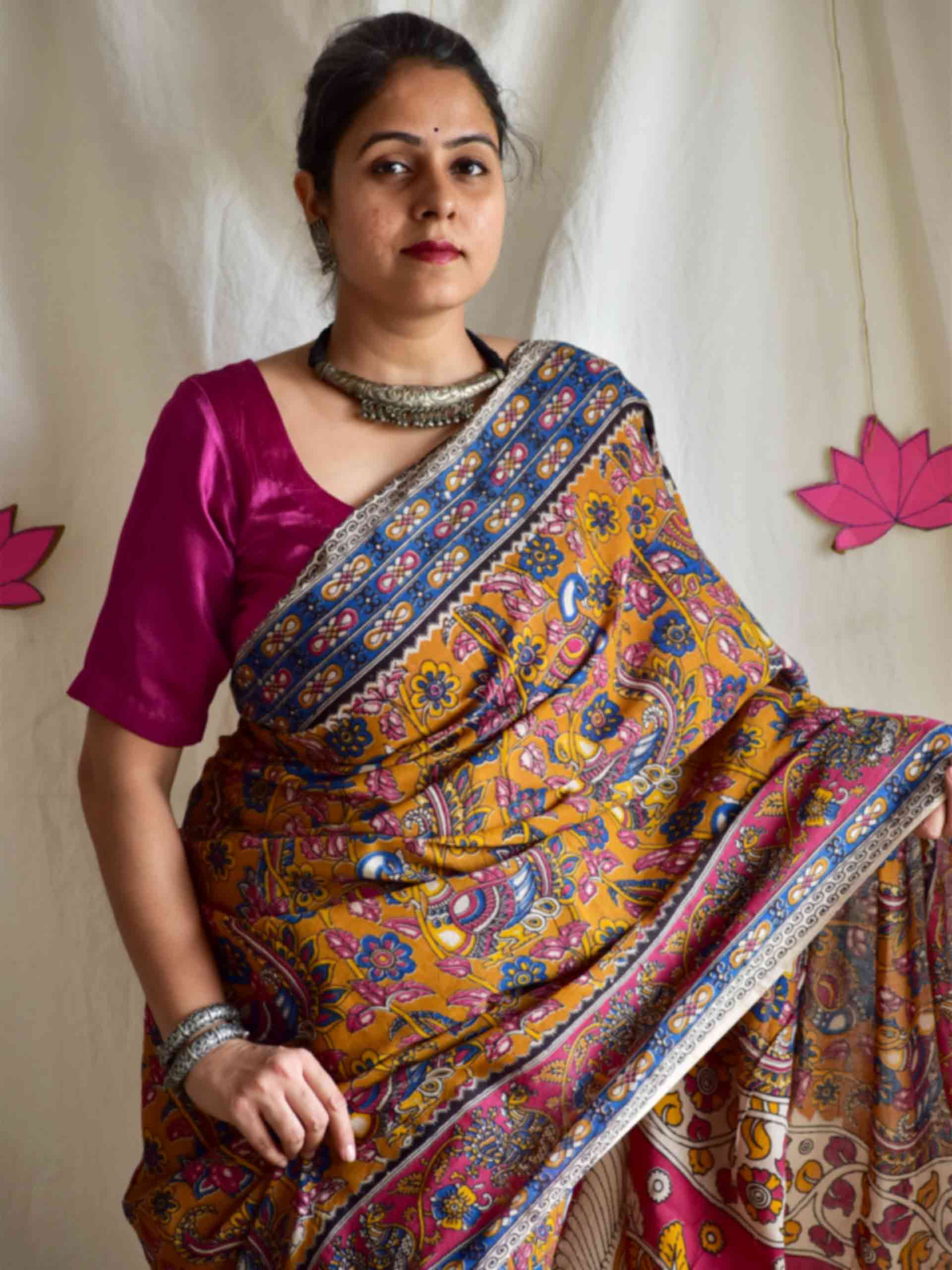 Saundha - kalamkari printed saree