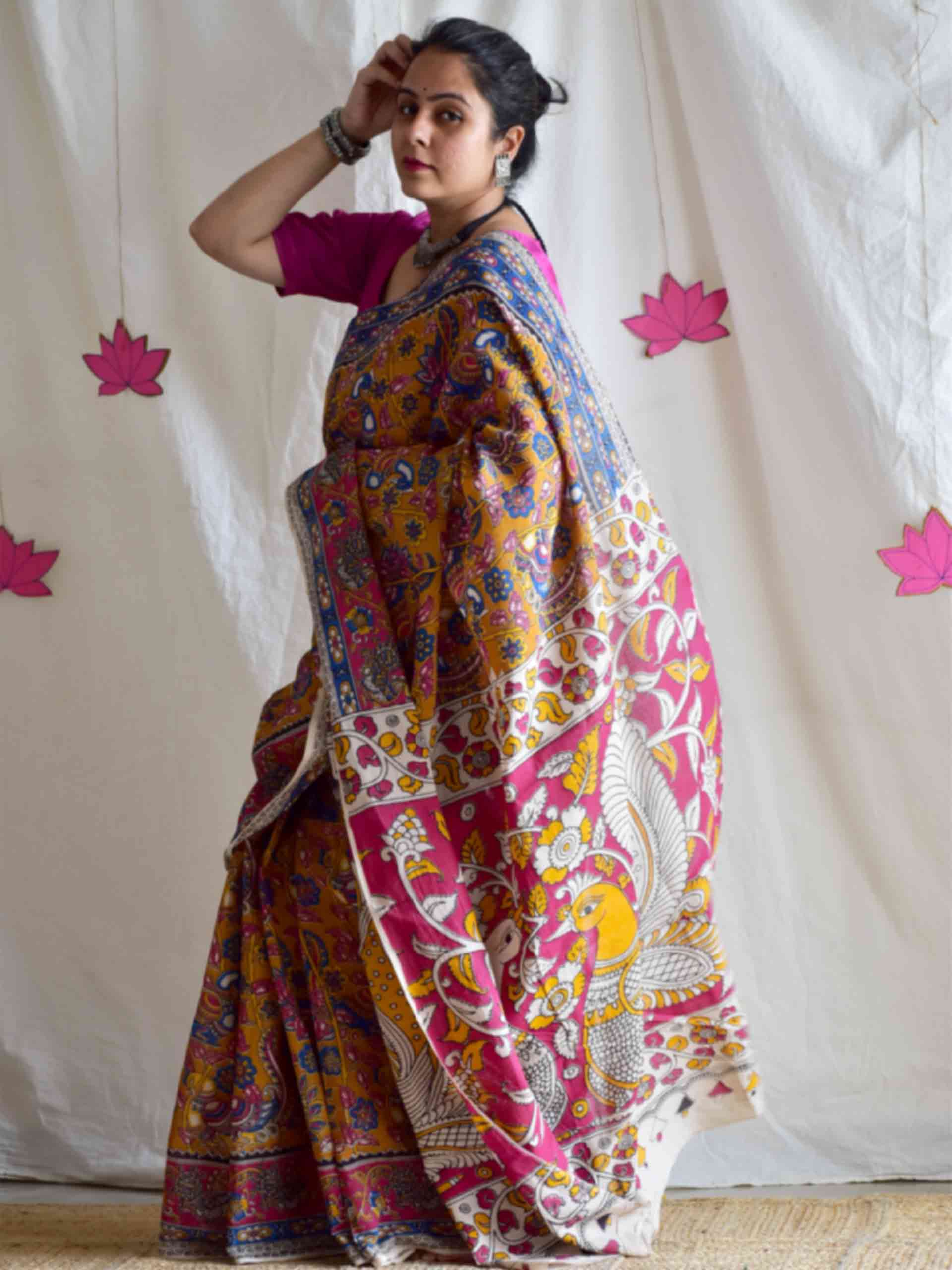 Saundha - kalamkari printed saree