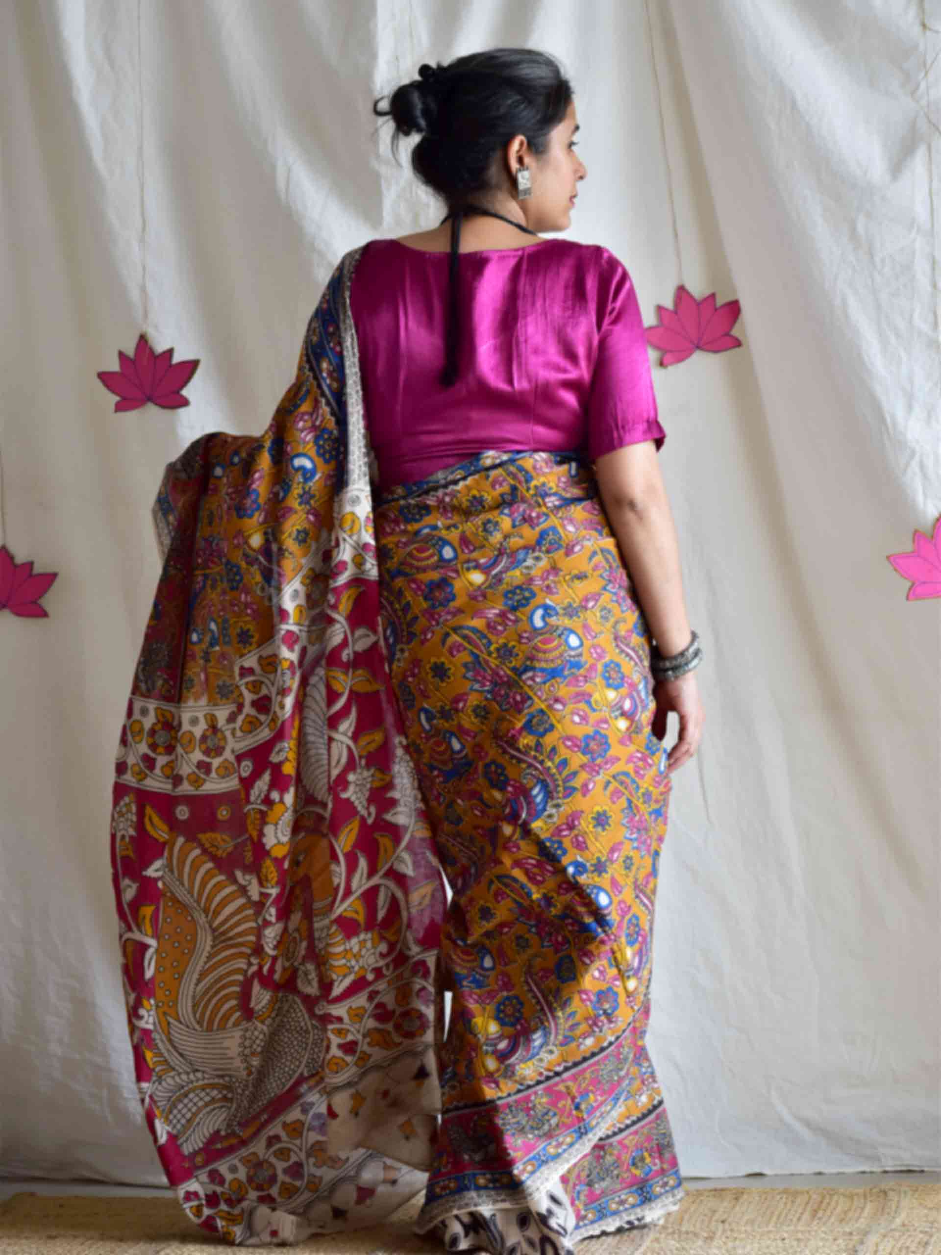 Saundha - kalamkari printed saree