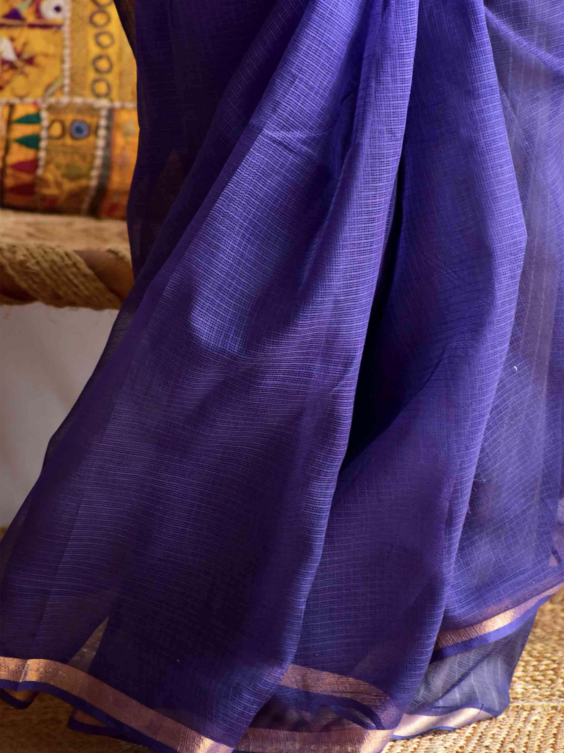 Berry Blush - Tie and Dye Kota saree