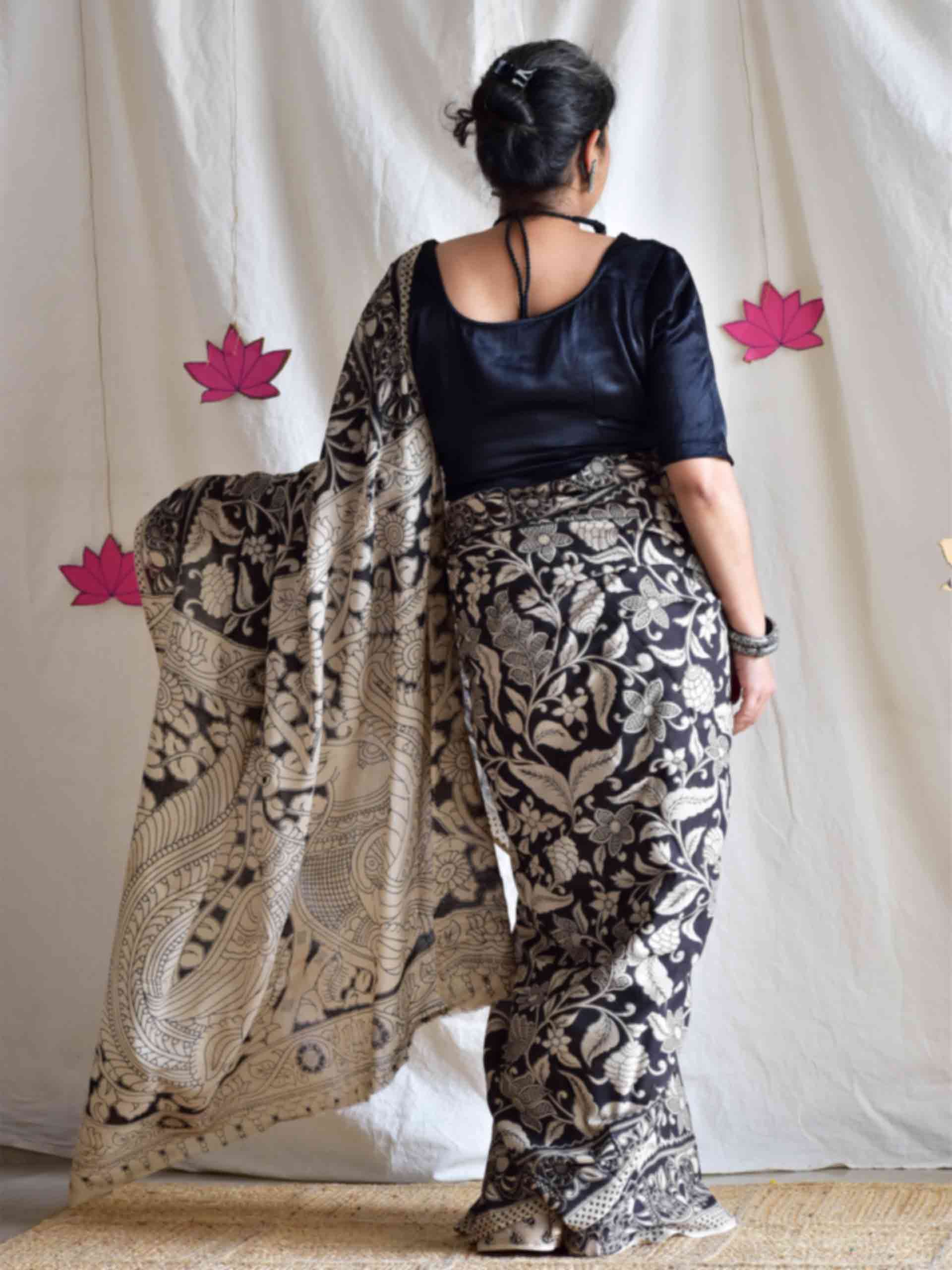 Surahi - kalamkari printed saree