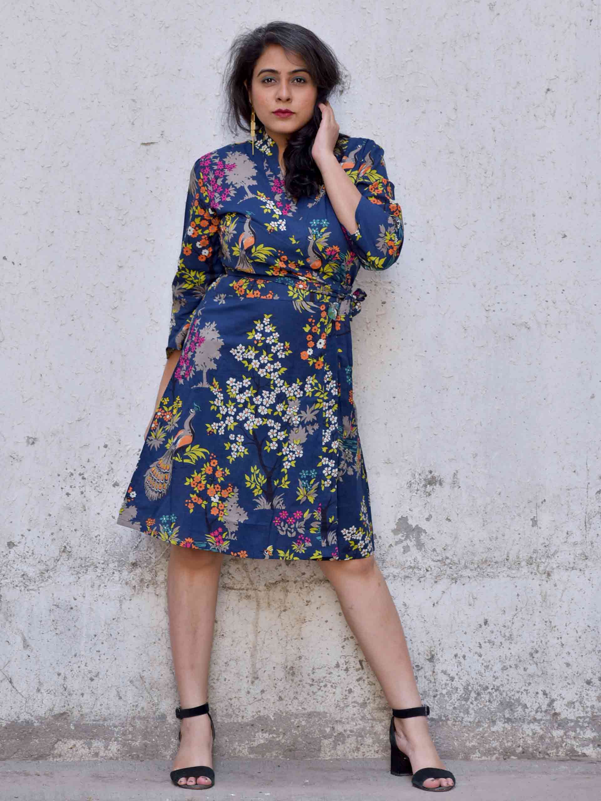 Sakura - Kimono wrap dress