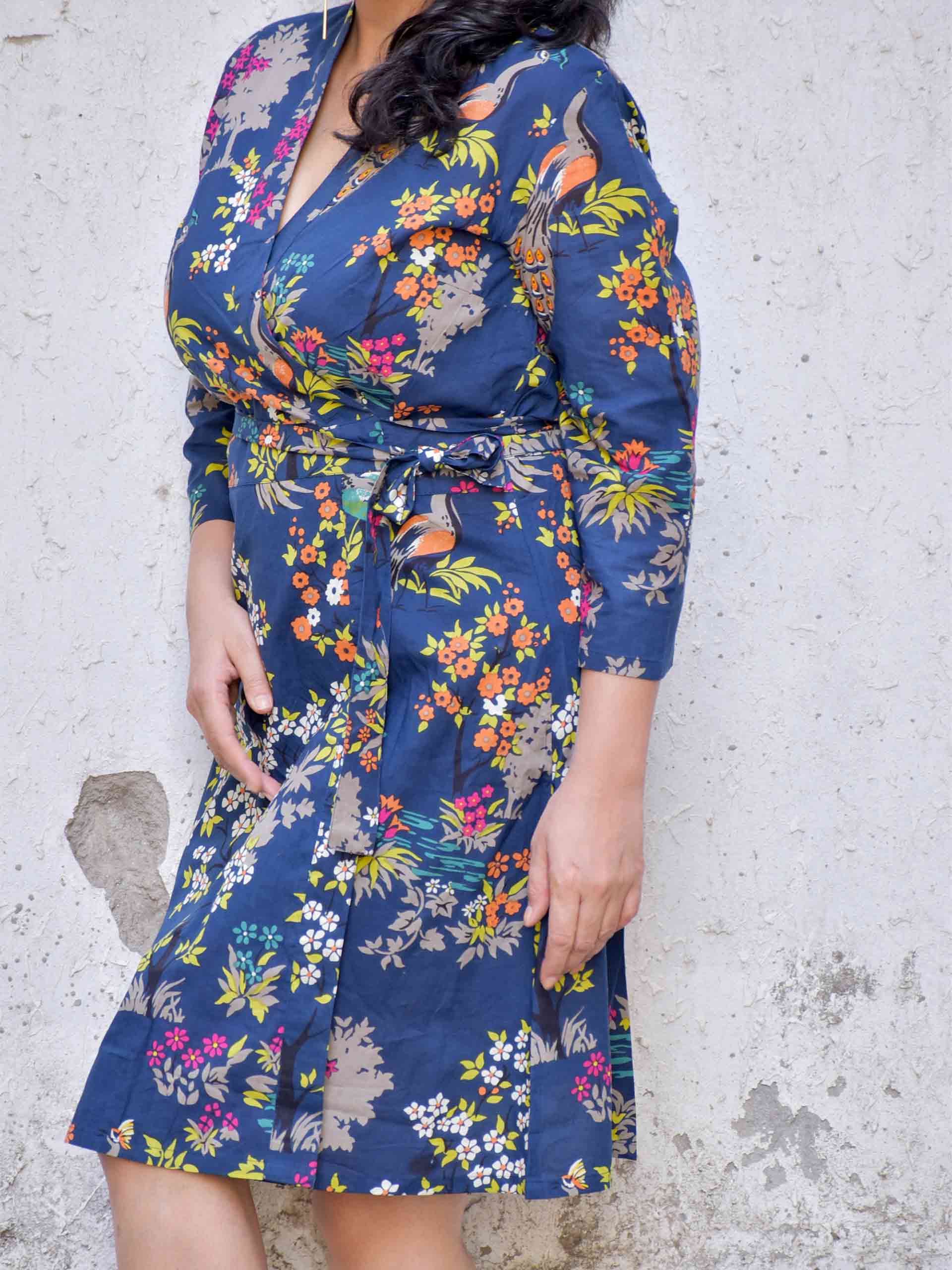 Sakura - Kimono wrap dress