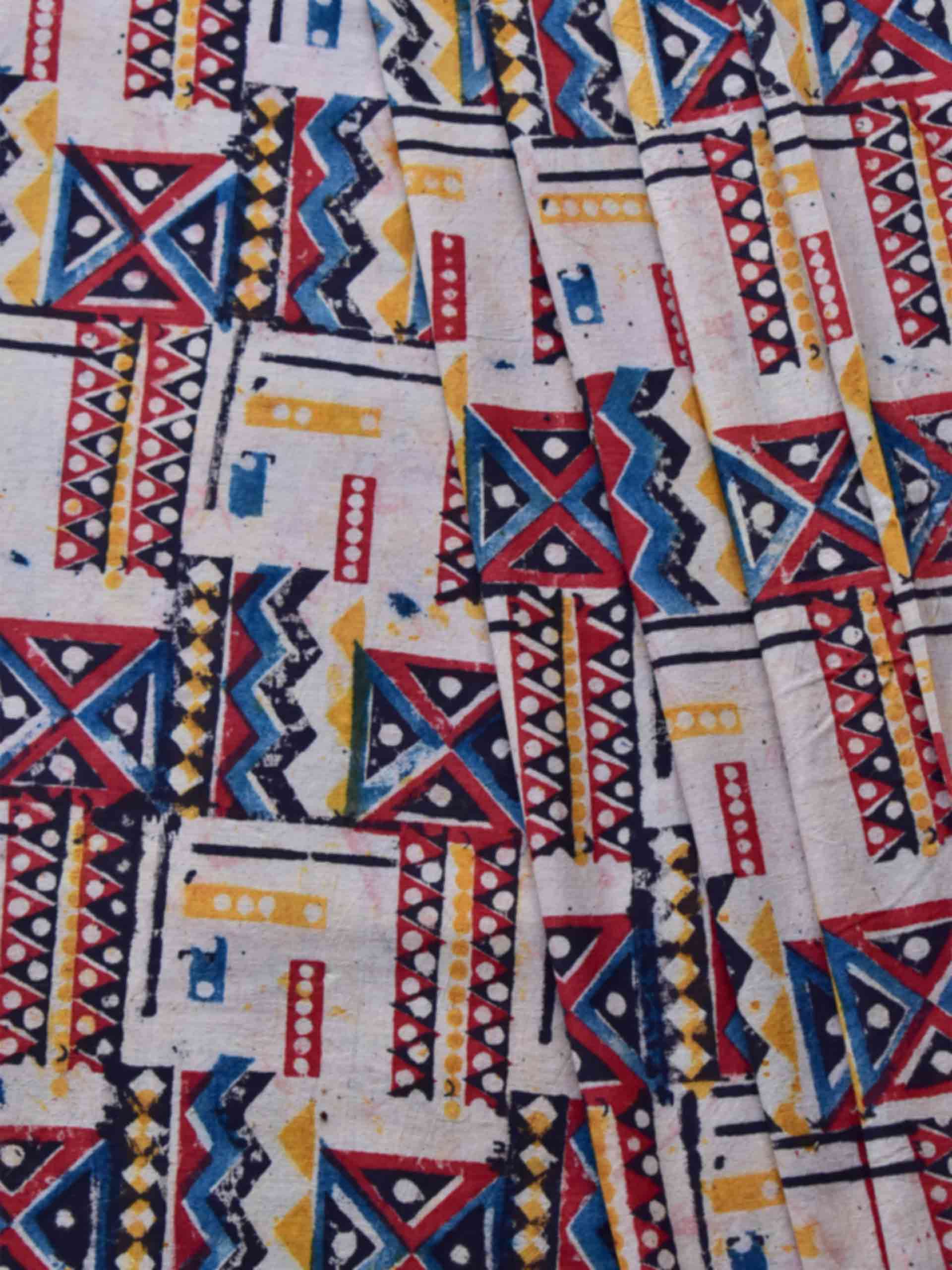 Javed - hand block printed Cotton fabric 200 per meter