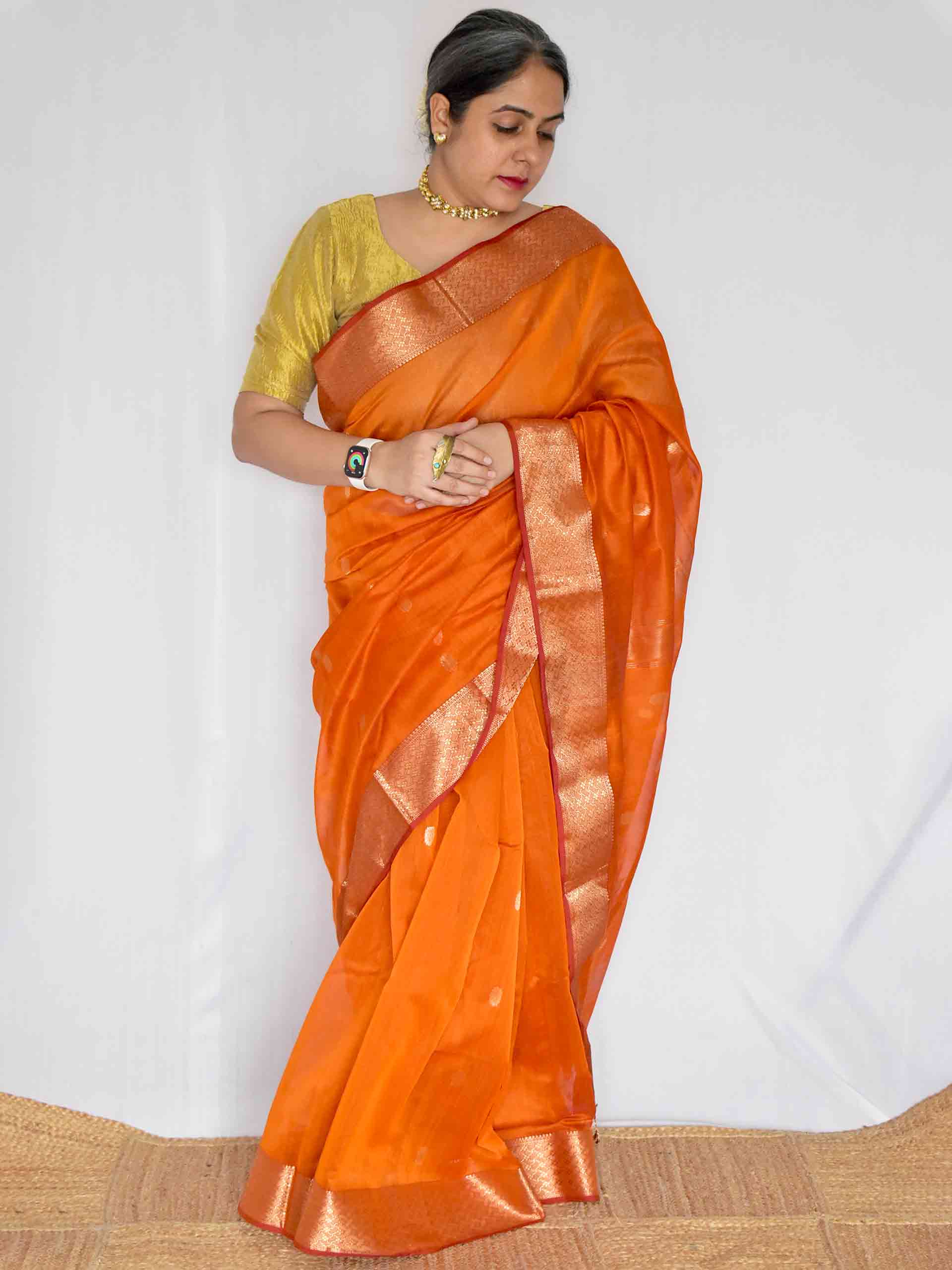Preet - Maheshwari Handloom Silk Saree