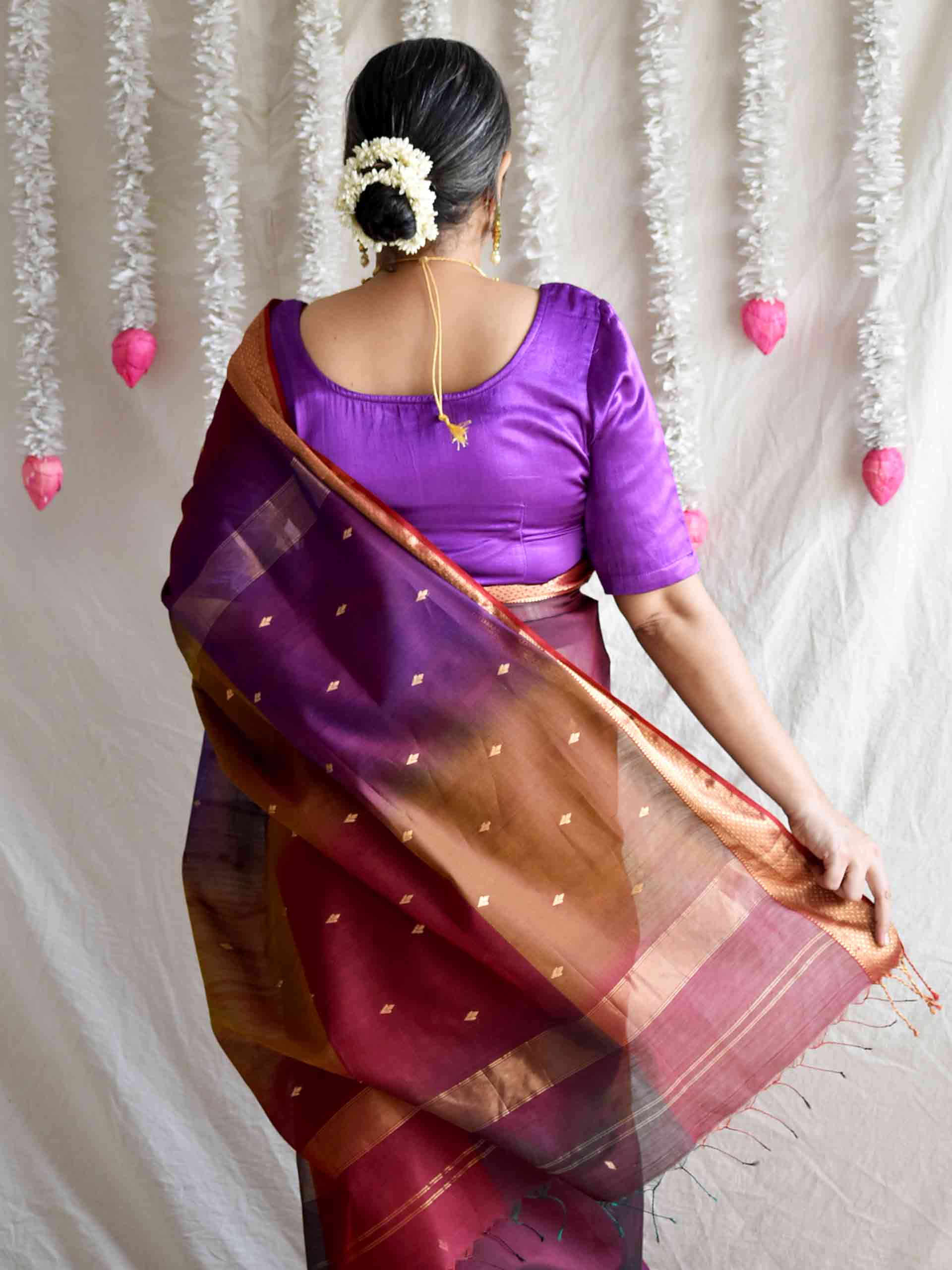Pardesiyan -  Maheshwari Handloom Silk Saree