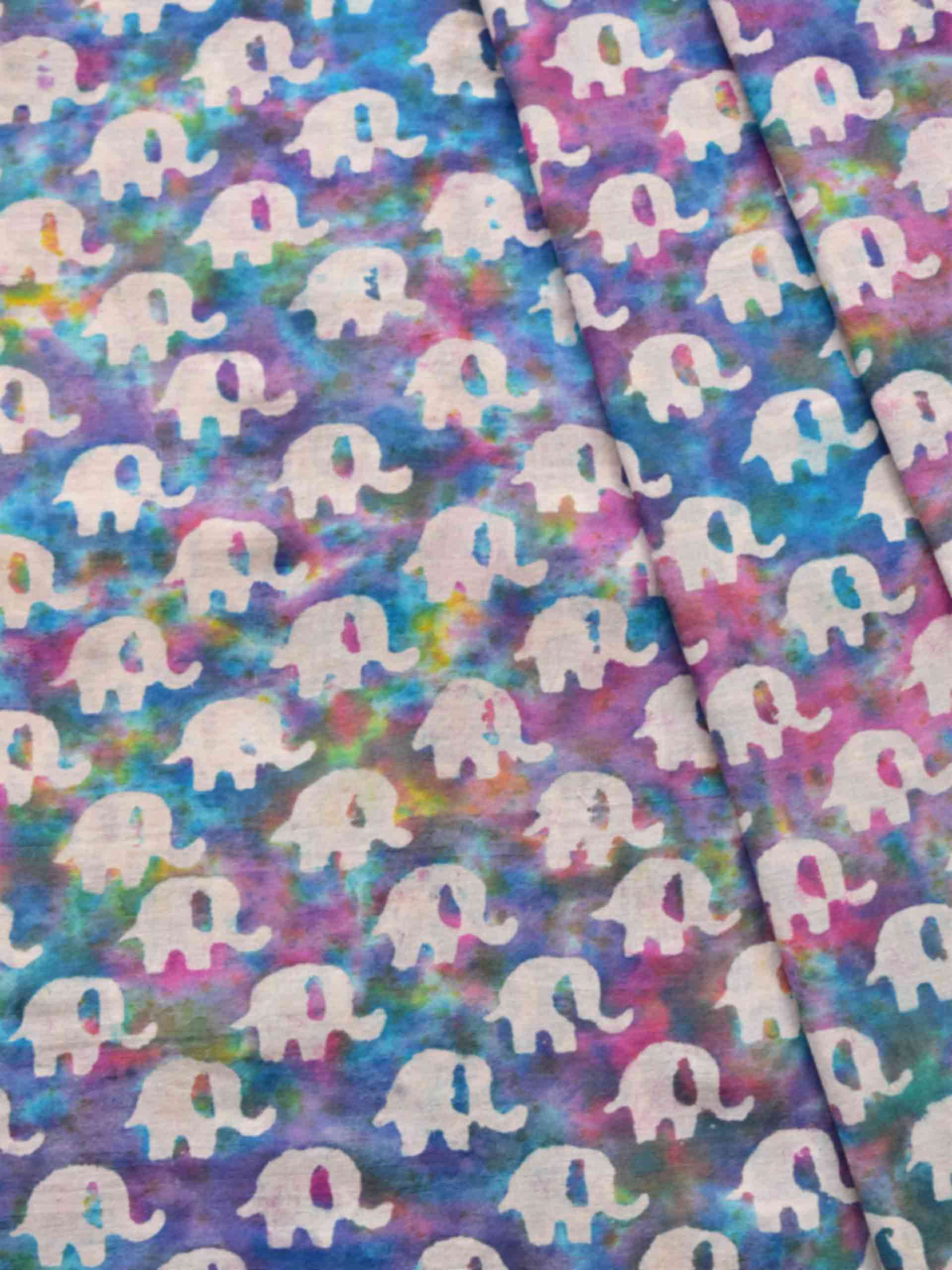 Ellis - hand block printed Cotton fabric 280 per meter