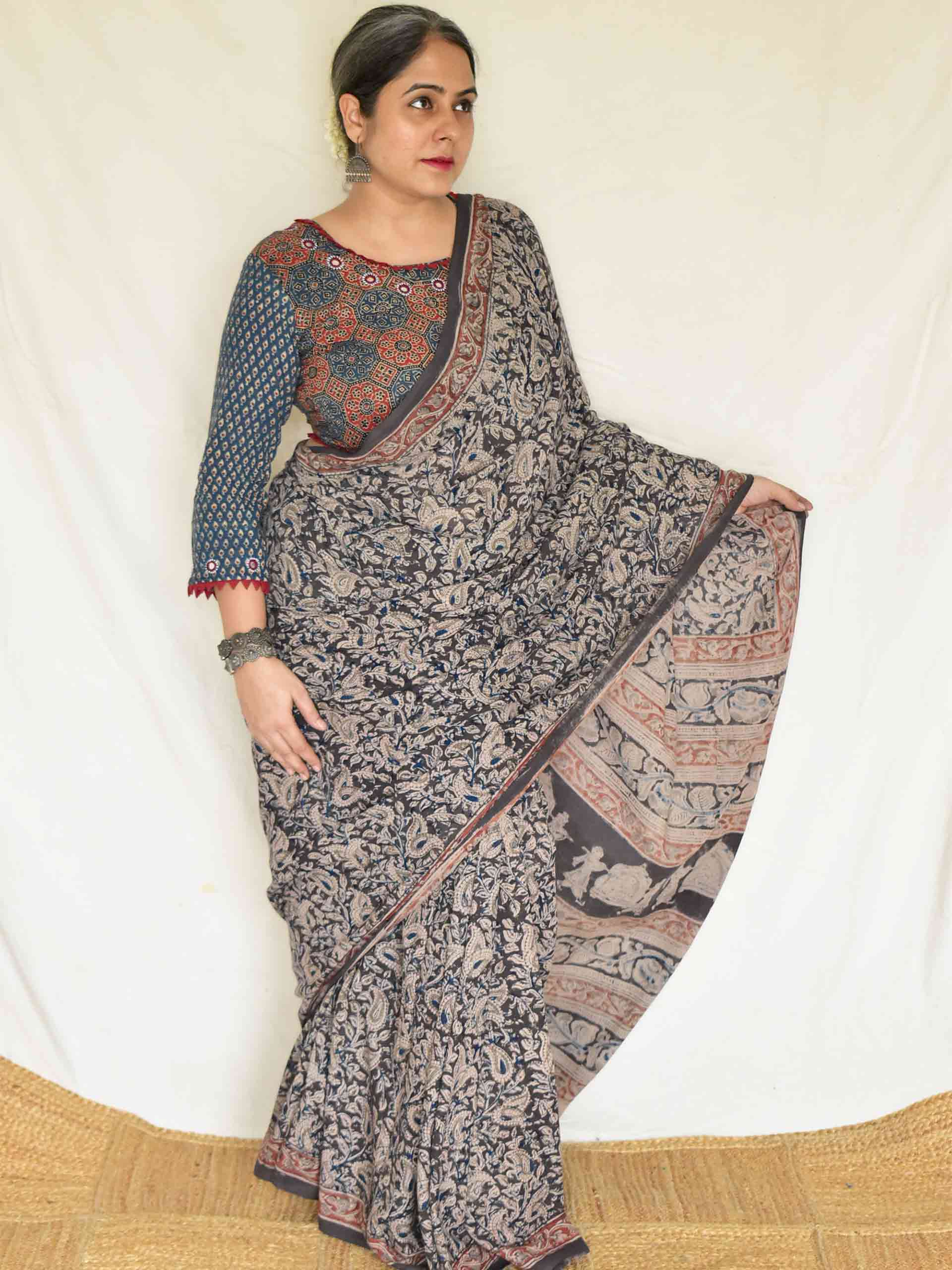 Phulwari -  kalamkari printed saree