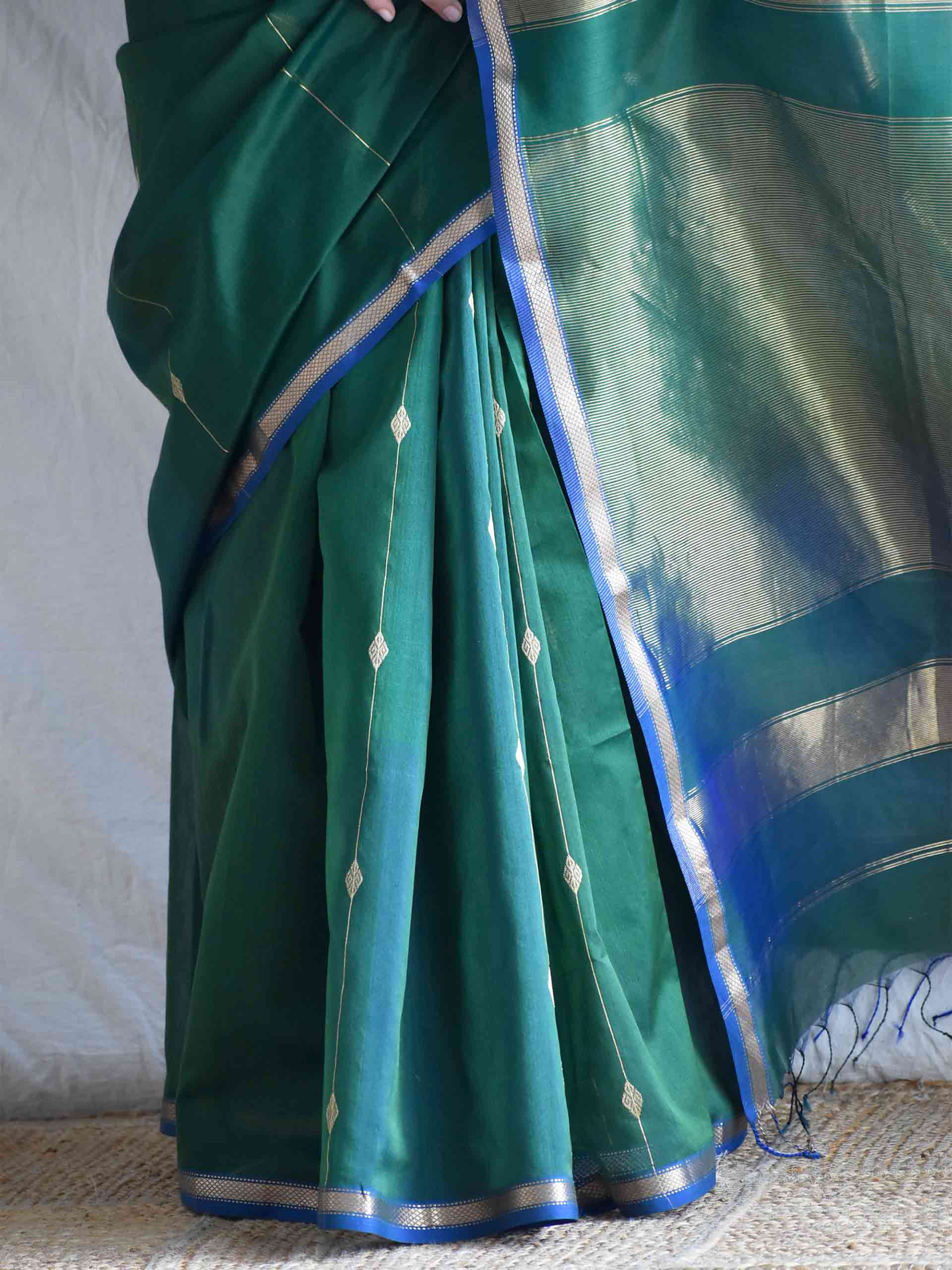 Saras - Maheshwari Handloom Silk Saree