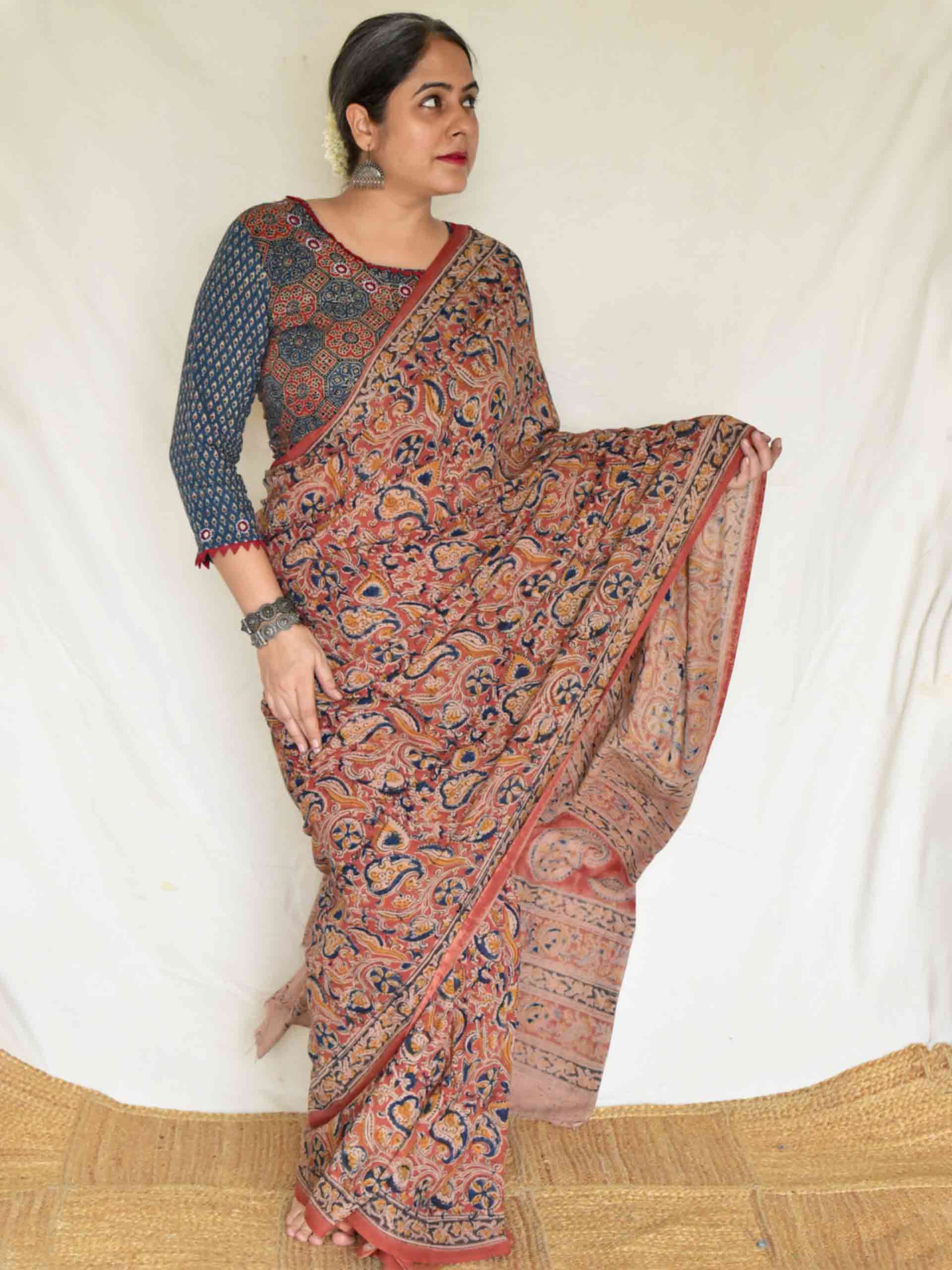Manavi - kalamkari printed saree