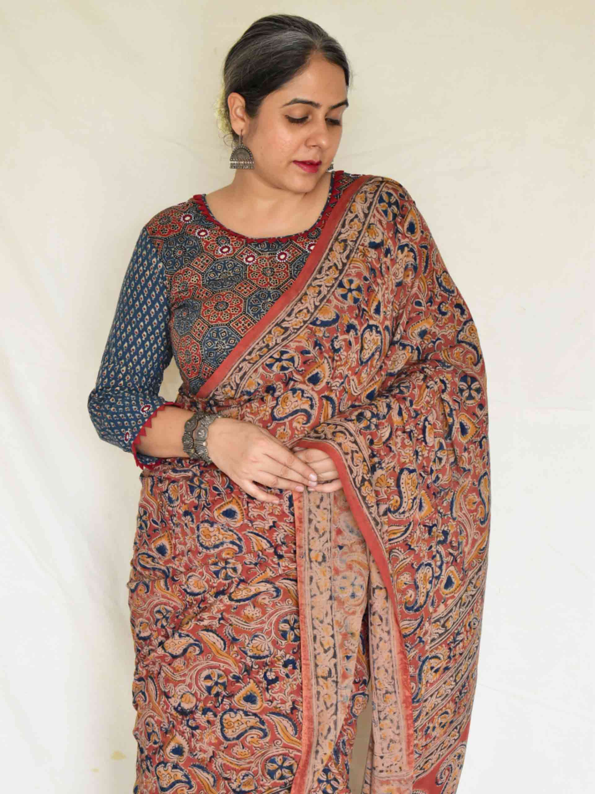 Manavi - kalamkari printed saree
