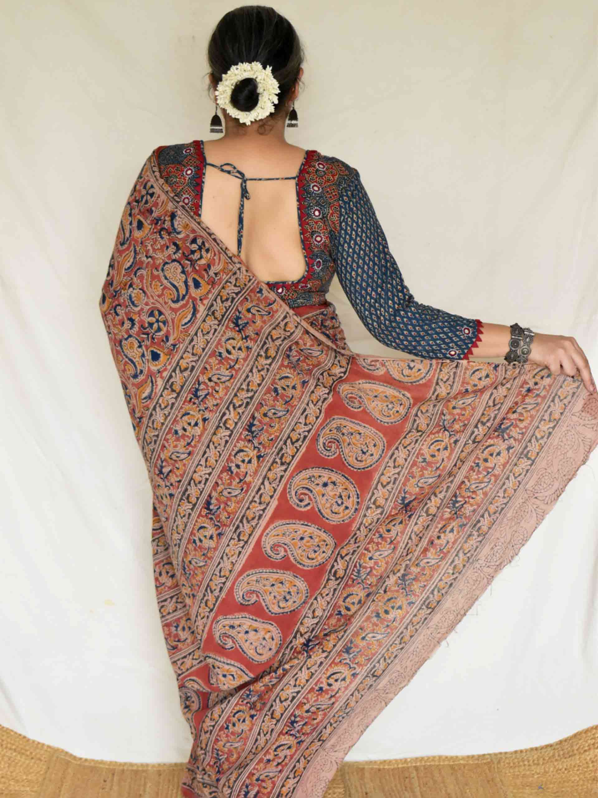 Manavi - kalamkari printed saree