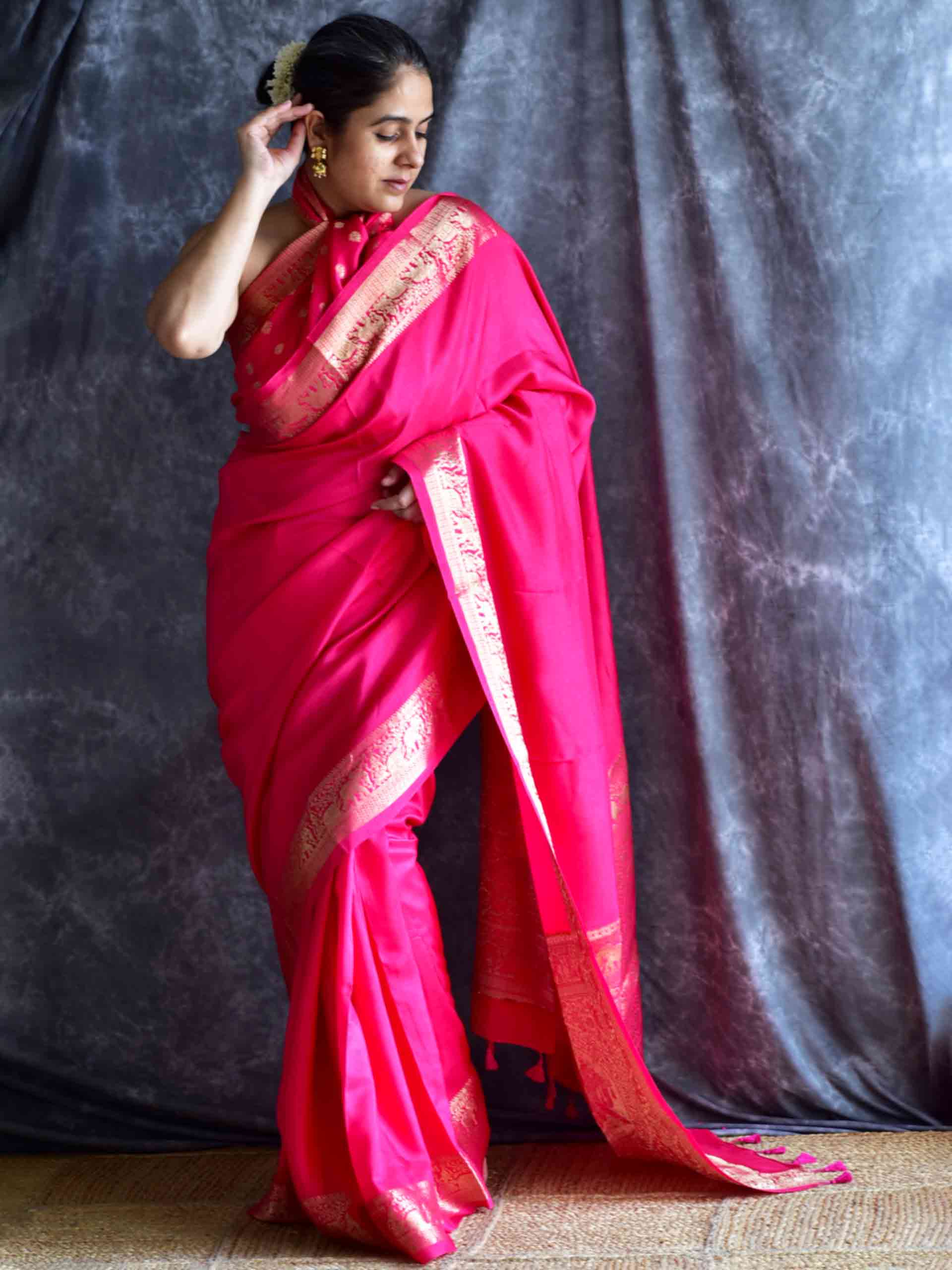 Padma Ragini - Dola silk zari pallu saree