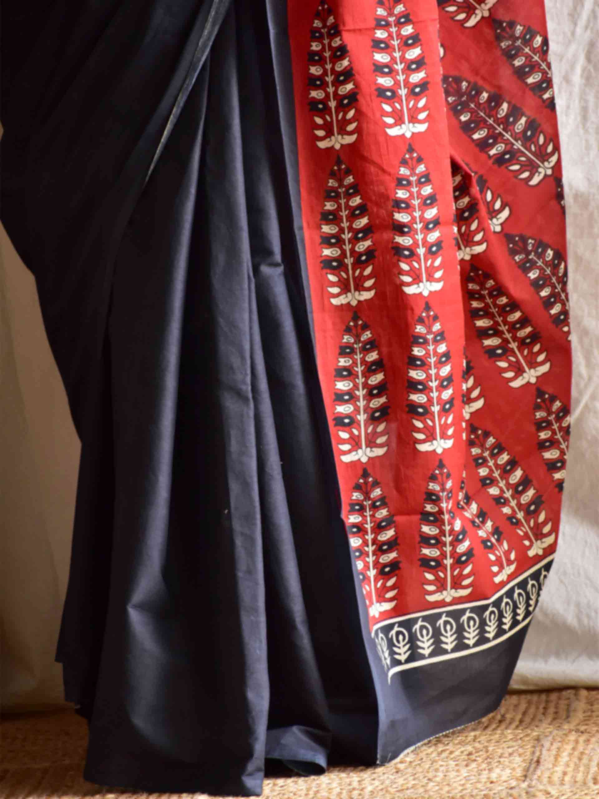 Patti - Dabu cotton saree