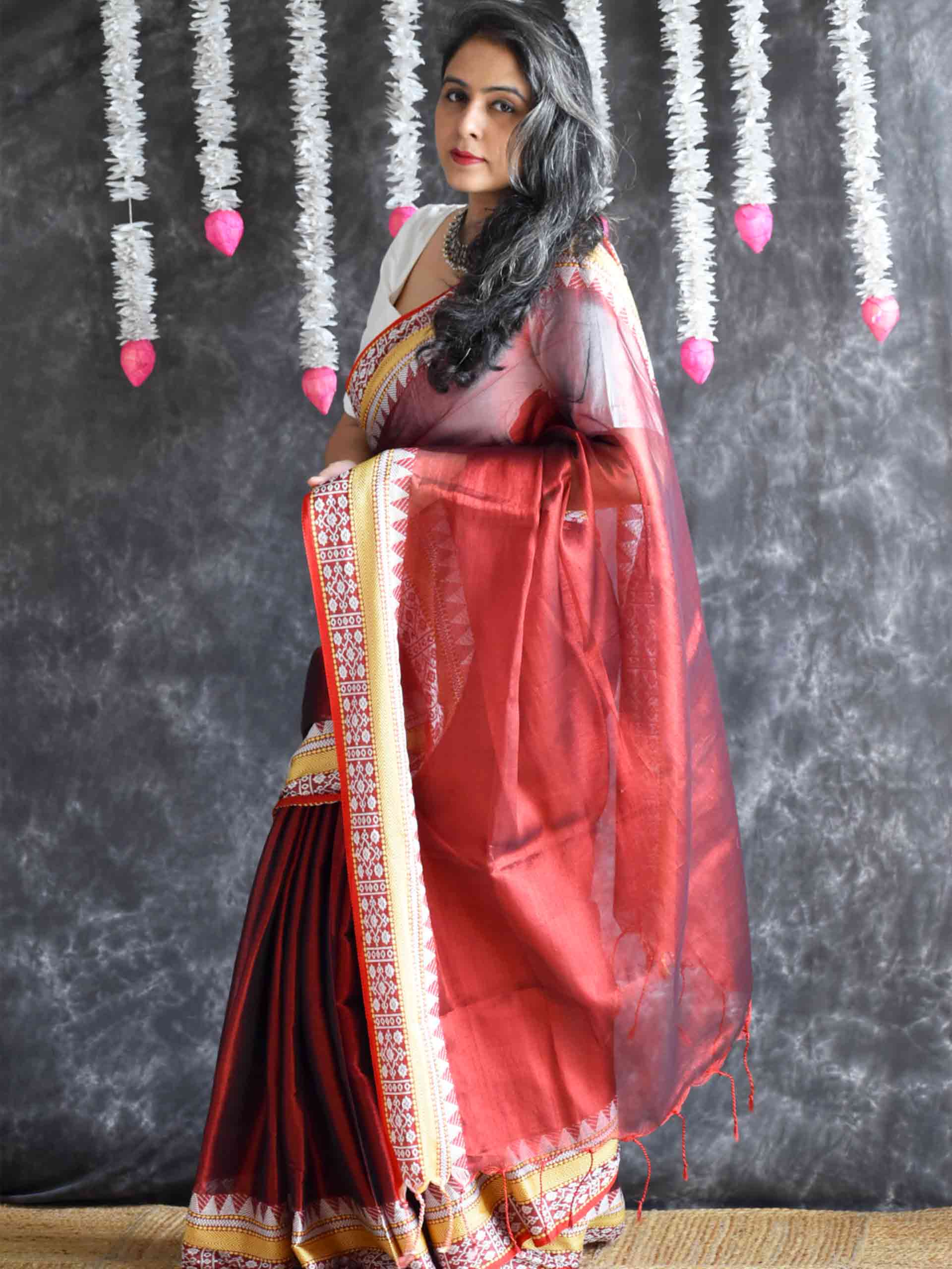 Radiant star - Jacquard Tissue Saree