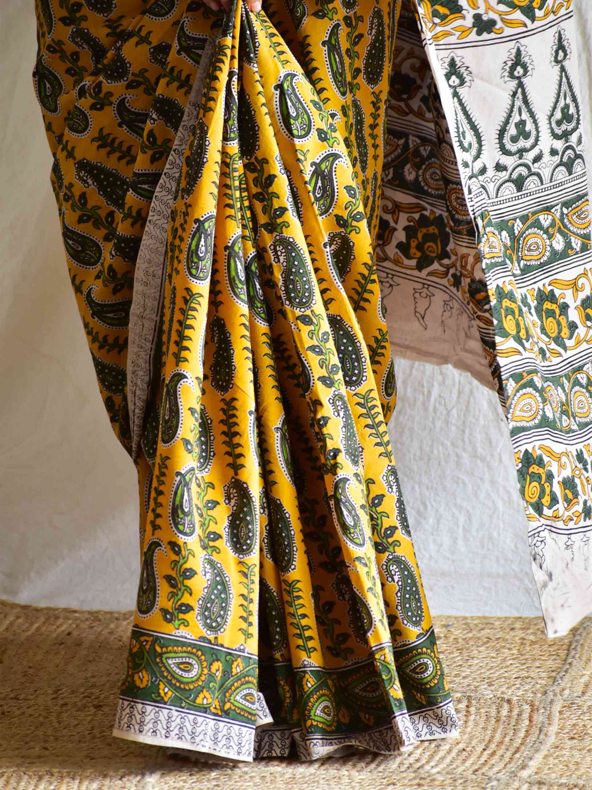 Brihanga - kalamkari printed saree
