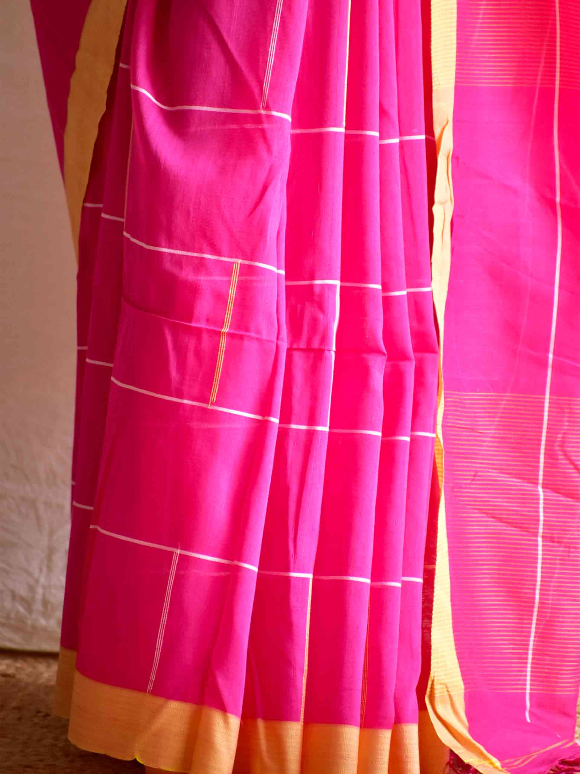 petals - handloom cotton saree