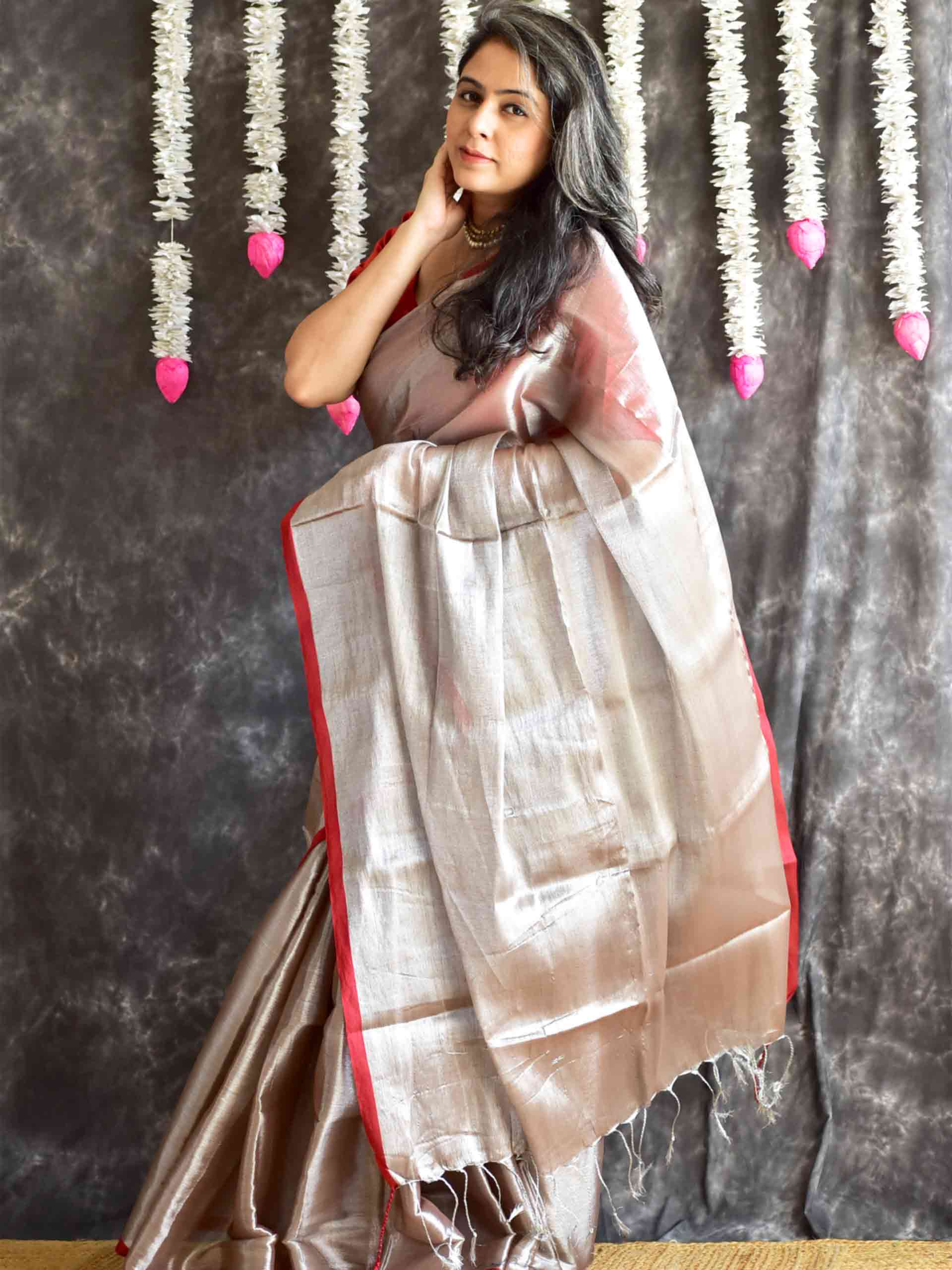 Chandrika Glow - Tissue Saree