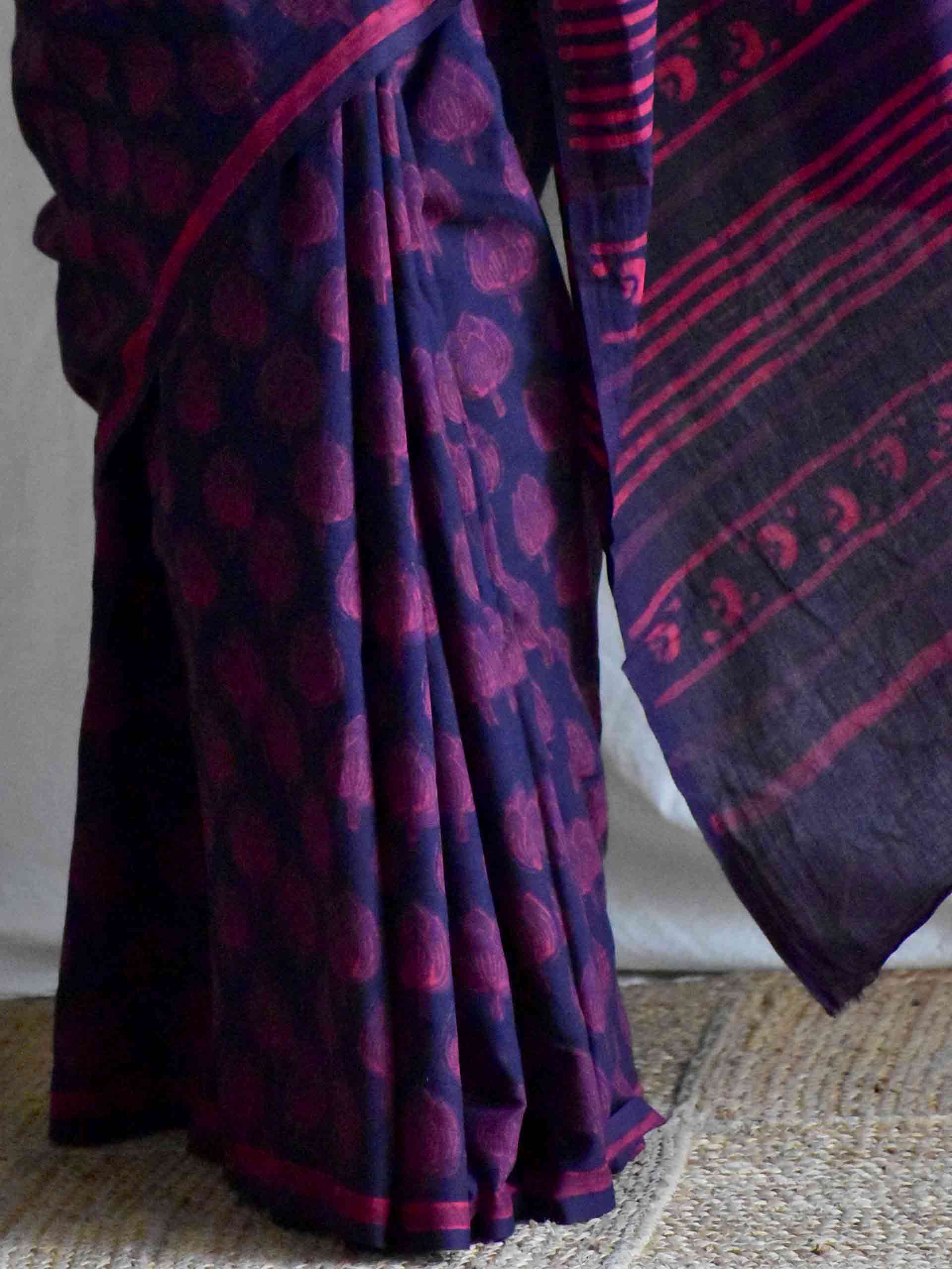 Jwalini - mul cotton saree