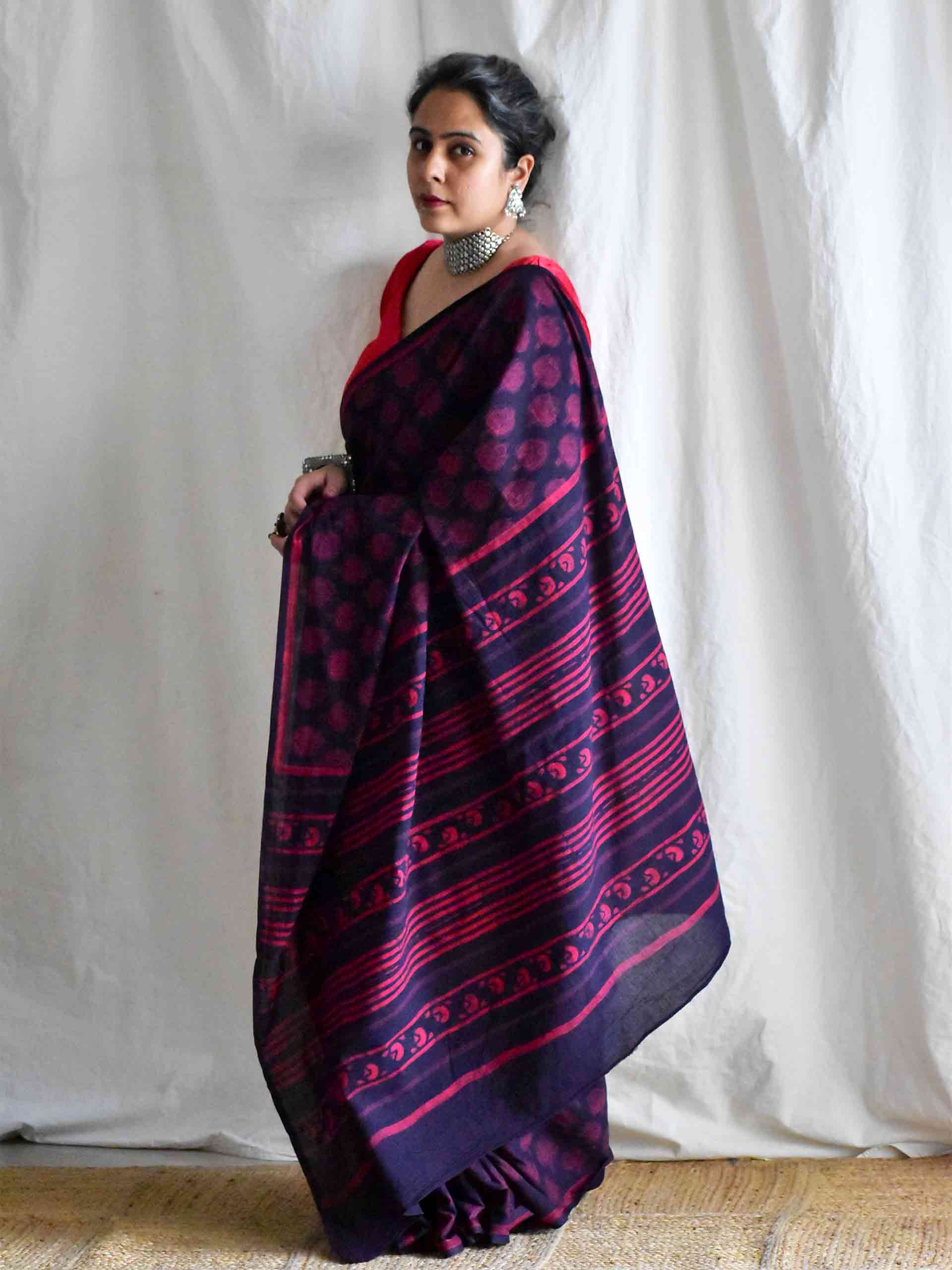 Jwalini - mul cotton saree