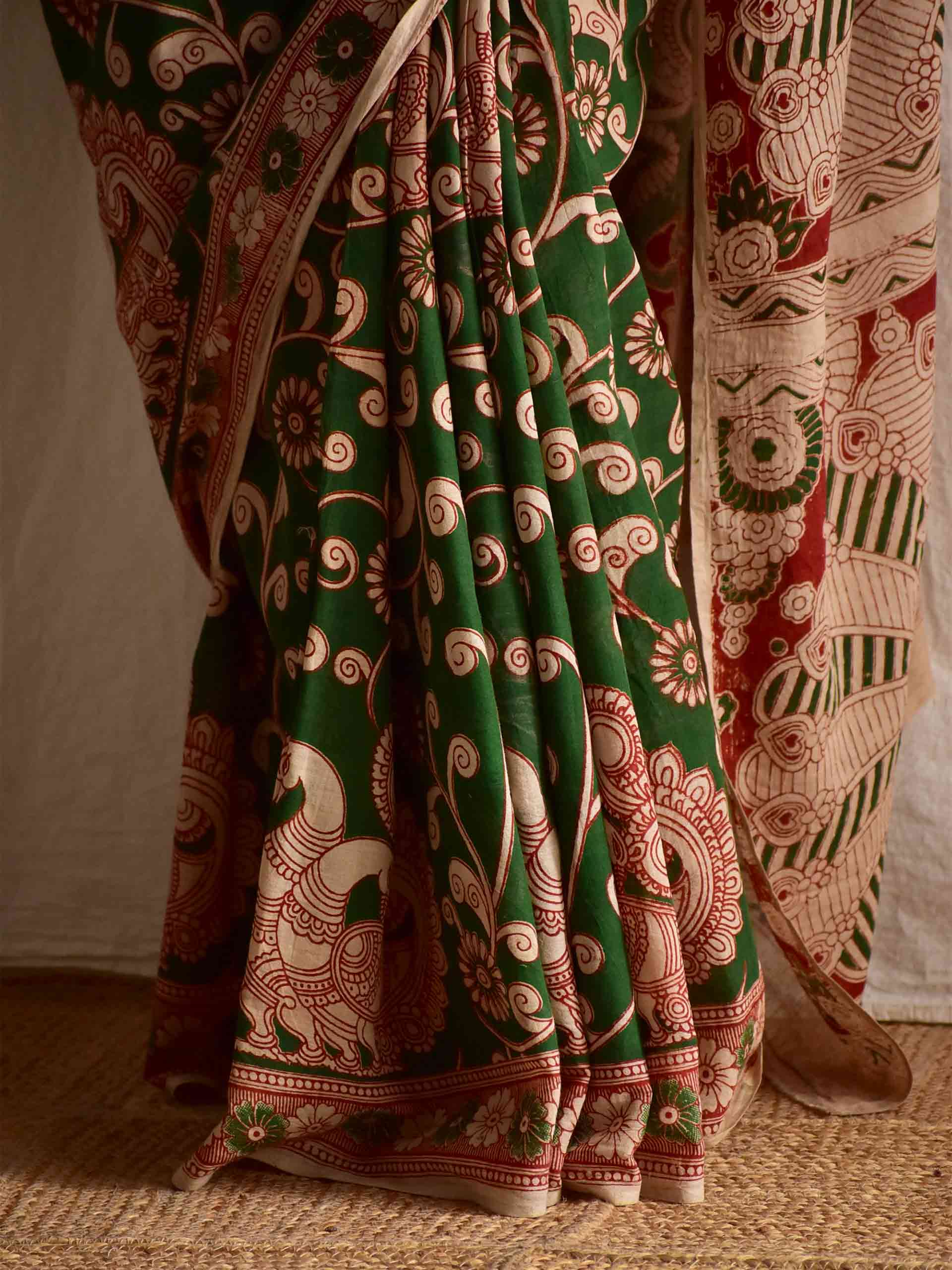 Heeral - kalamkari printed saree