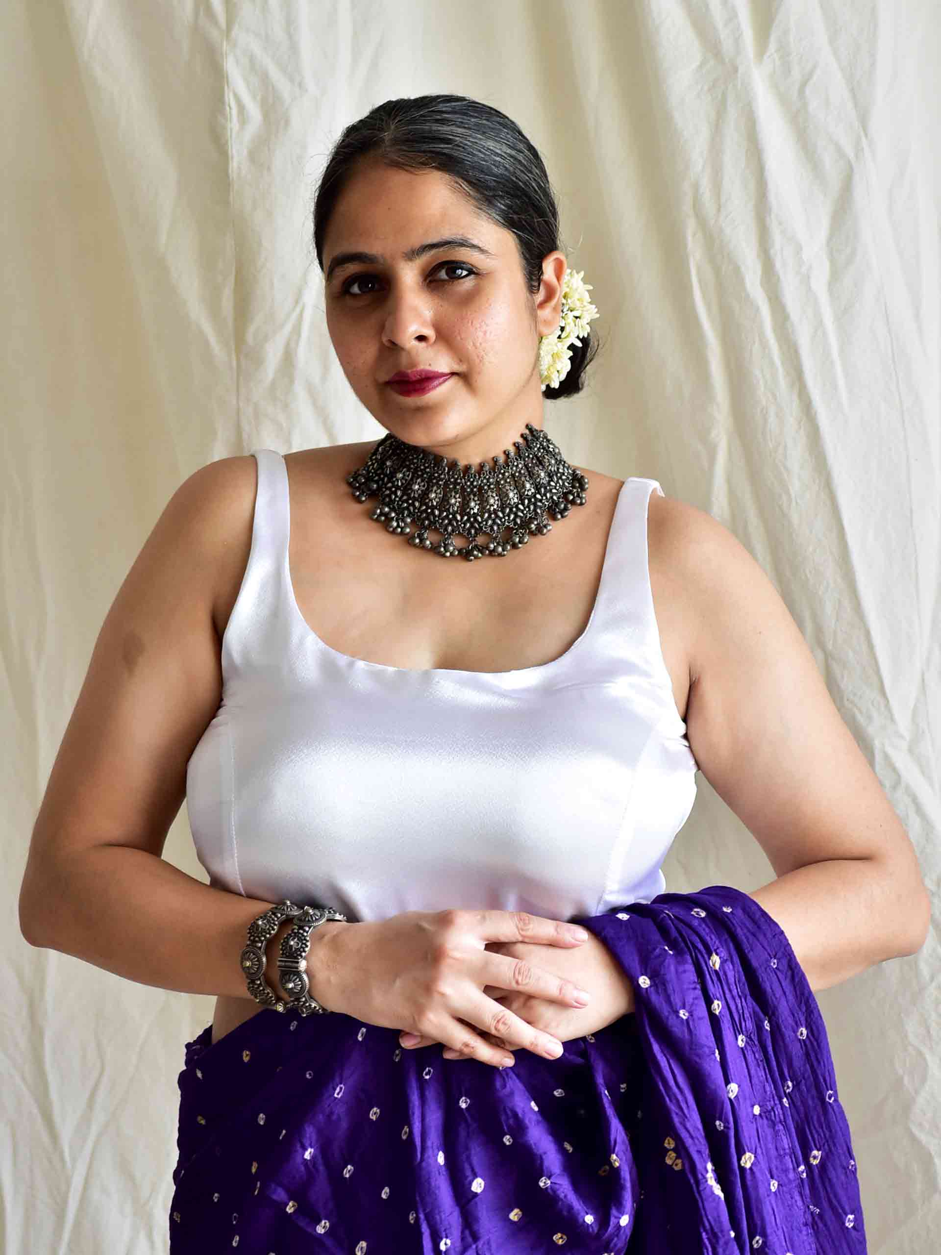 Bella - Satin blouse