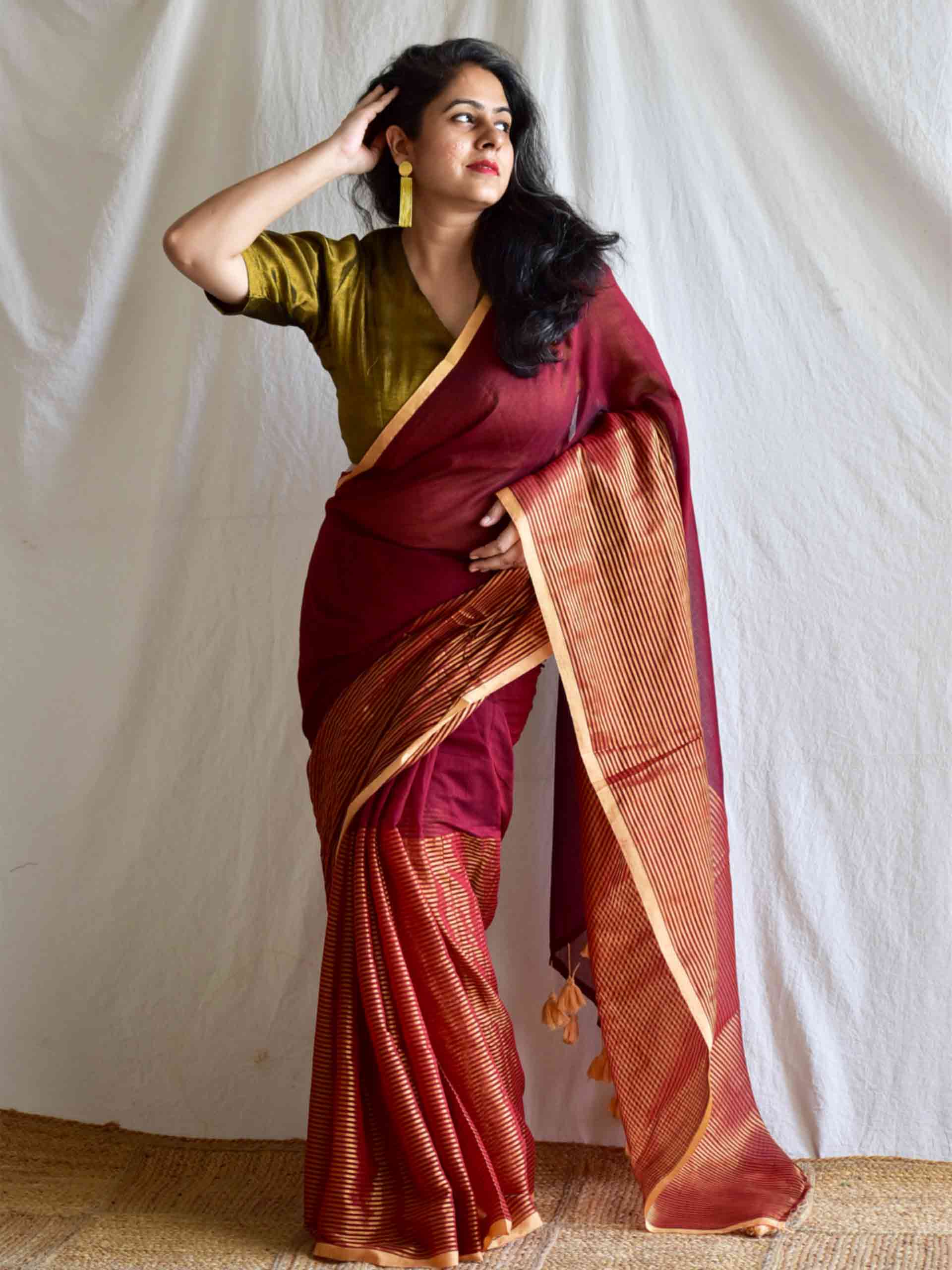 khumaari - Mul Tissue Saree