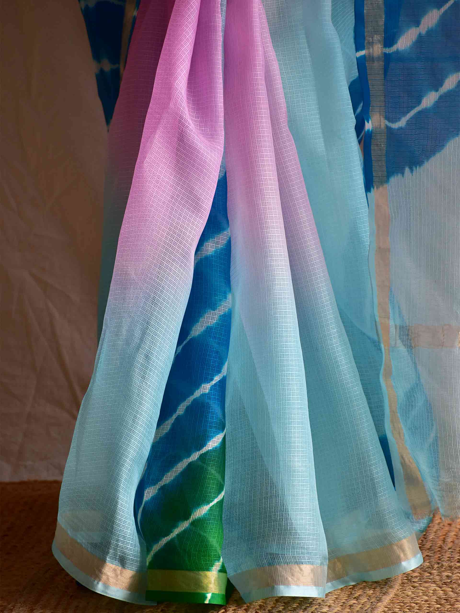 Rajasi Rang - Tie and Dye Kota Silk Saree