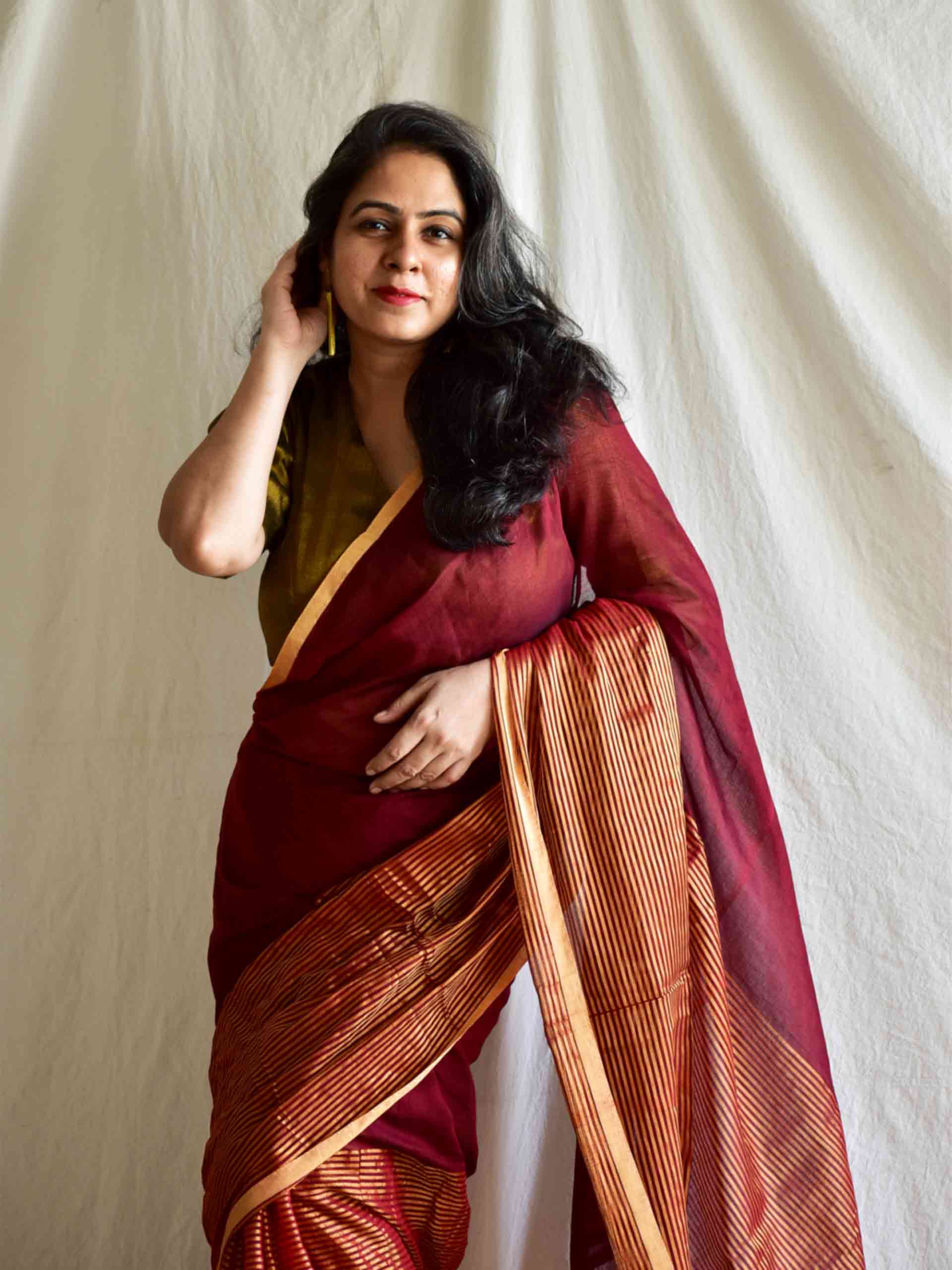 khumaari - Mul Tissue Saree