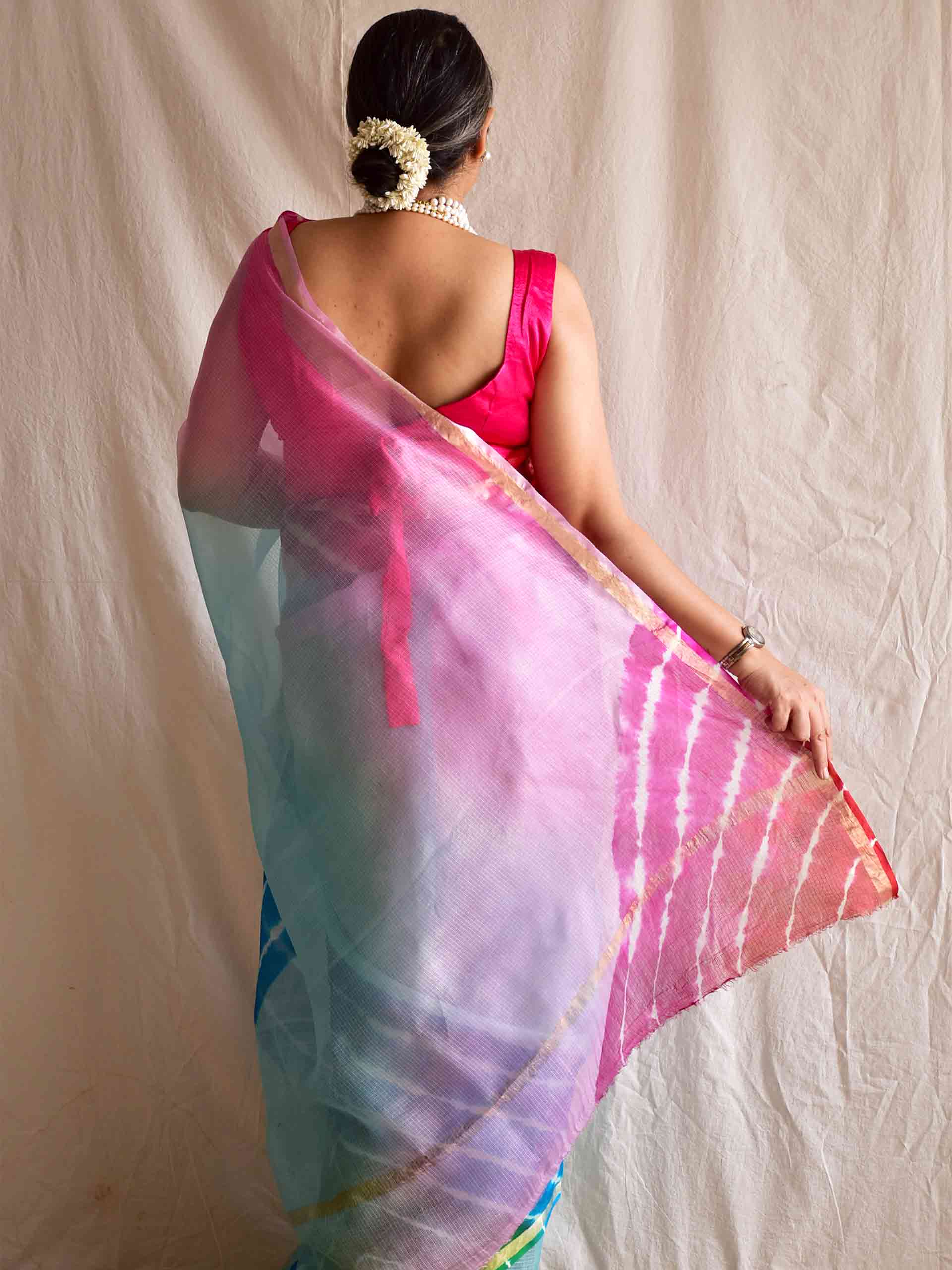 Rajasi Rang - Tie and Dye Kota Silk Saree