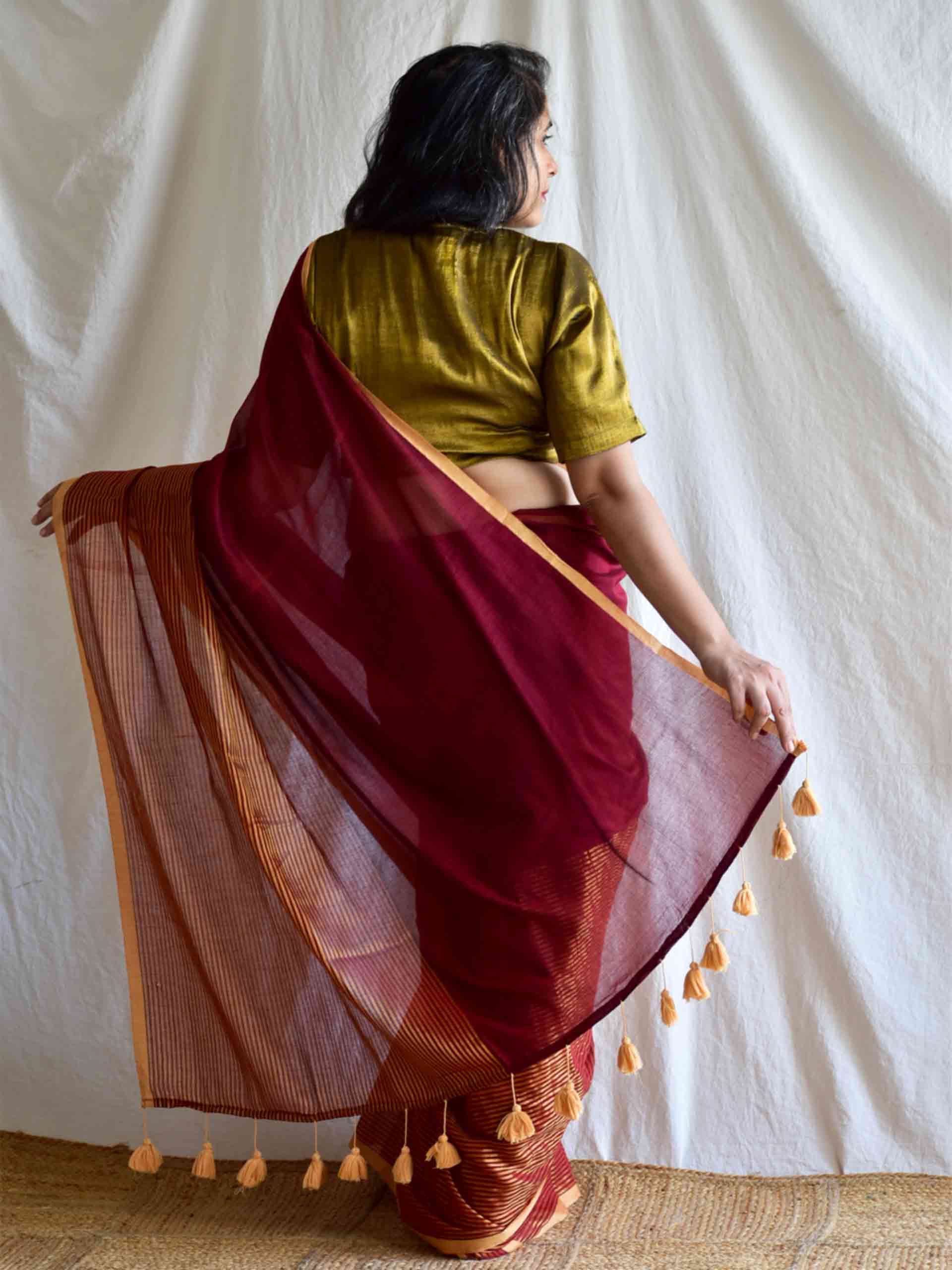 khumaari - Mul Tissue Saree