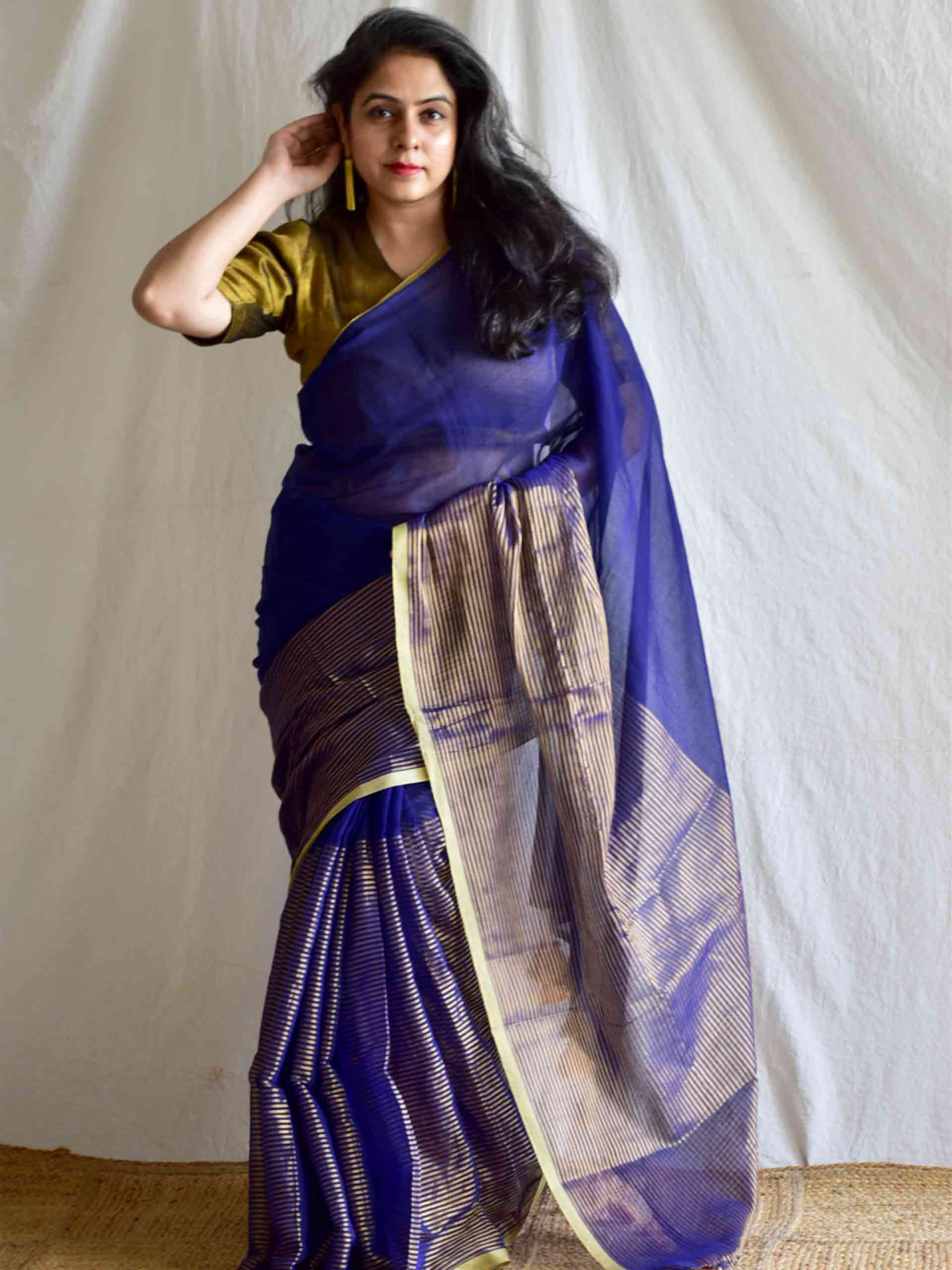 gehna - Mul Tissue Saree