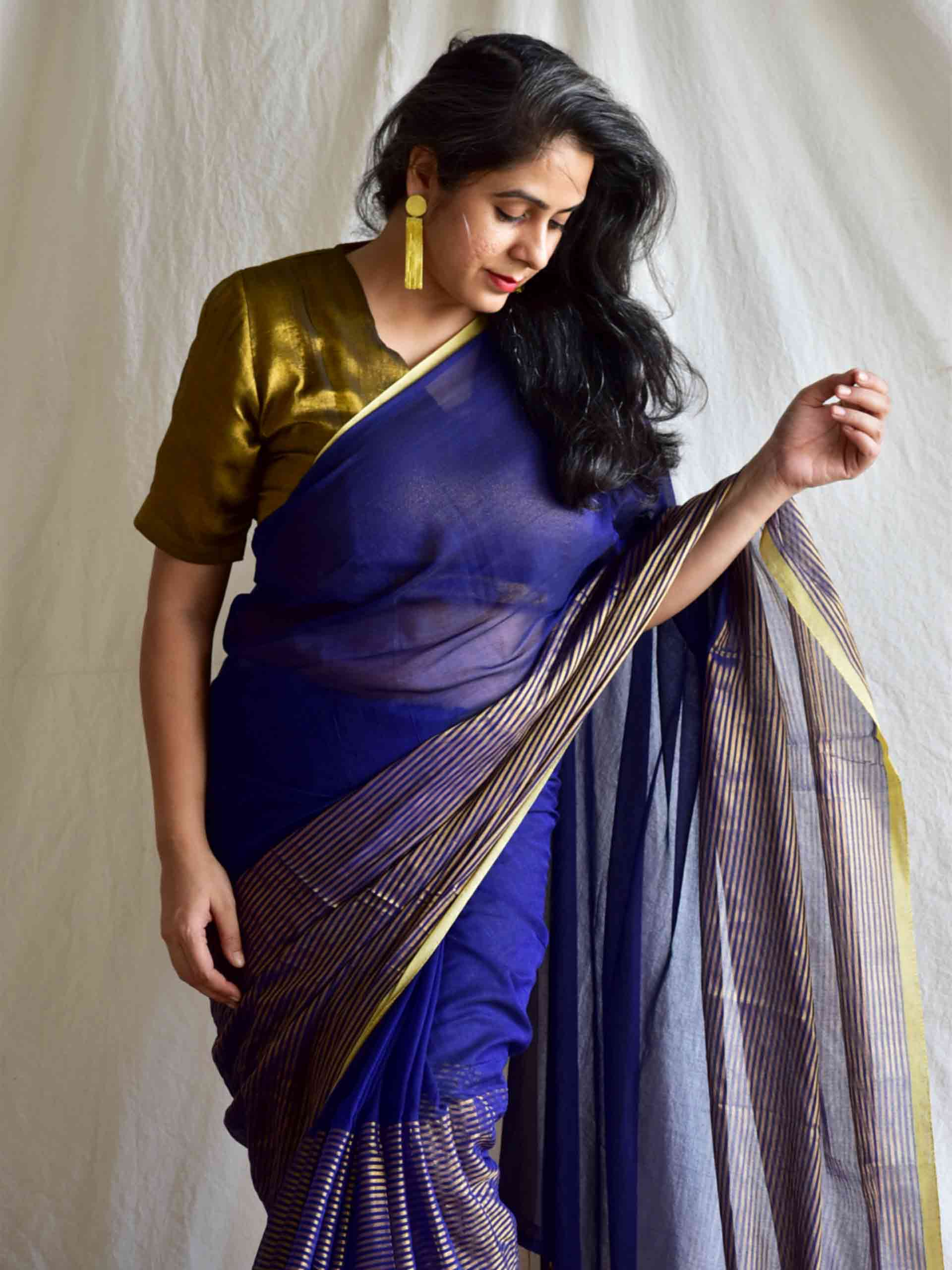 gehna - Mul Tissue Saree