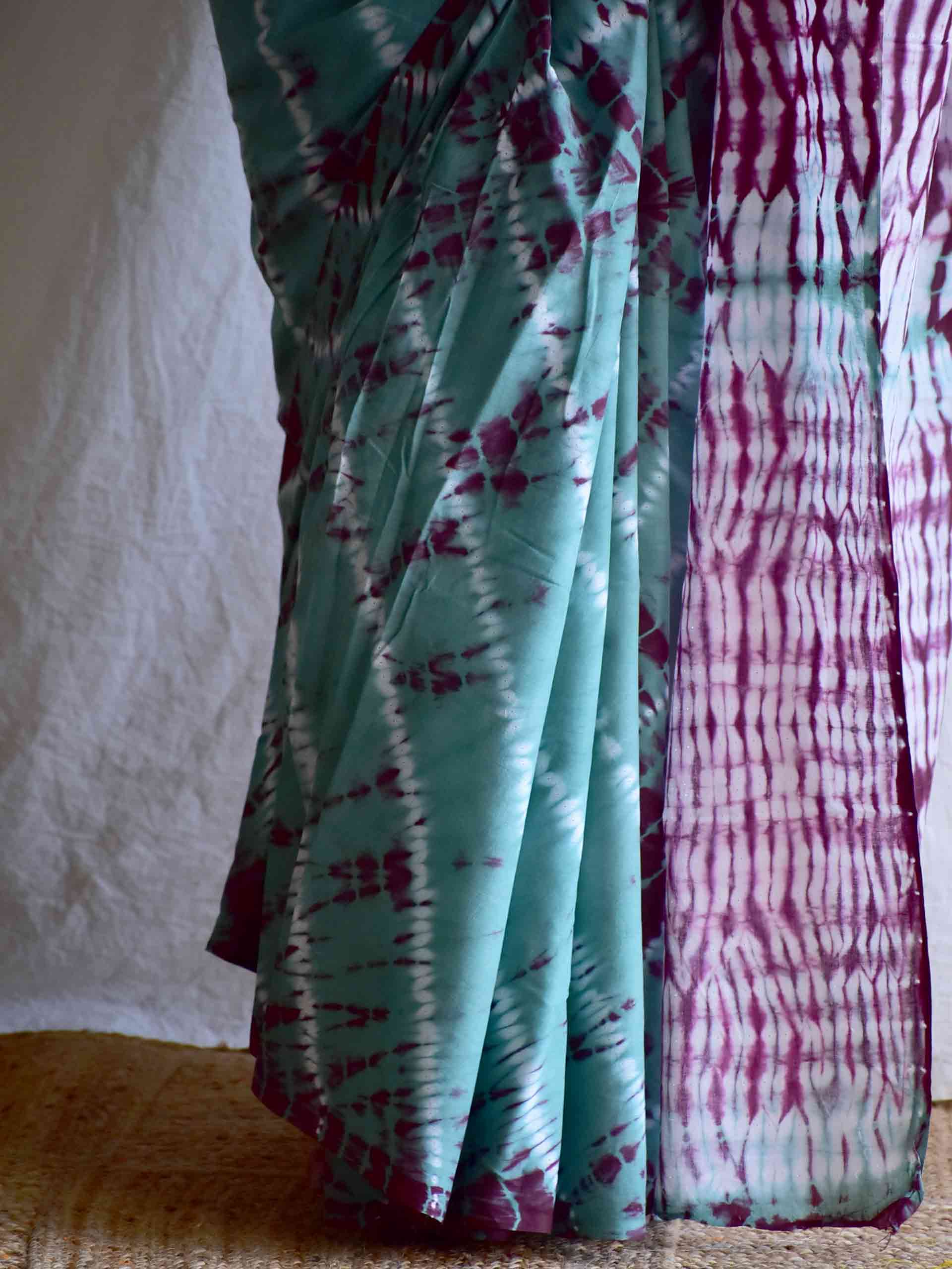 Savera - mul tie and dye saree